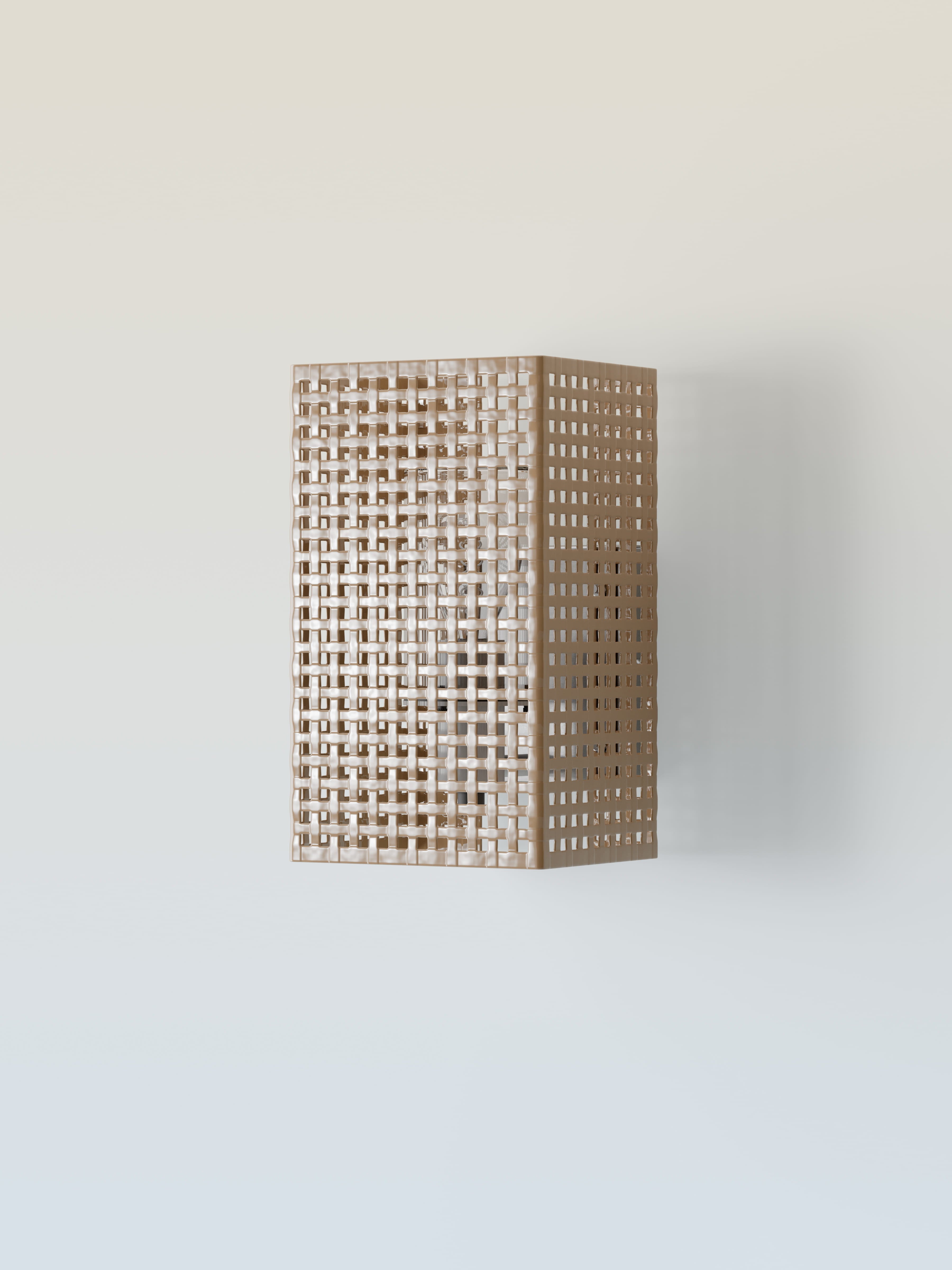 Applique Tressée extérieur - Gris Beige