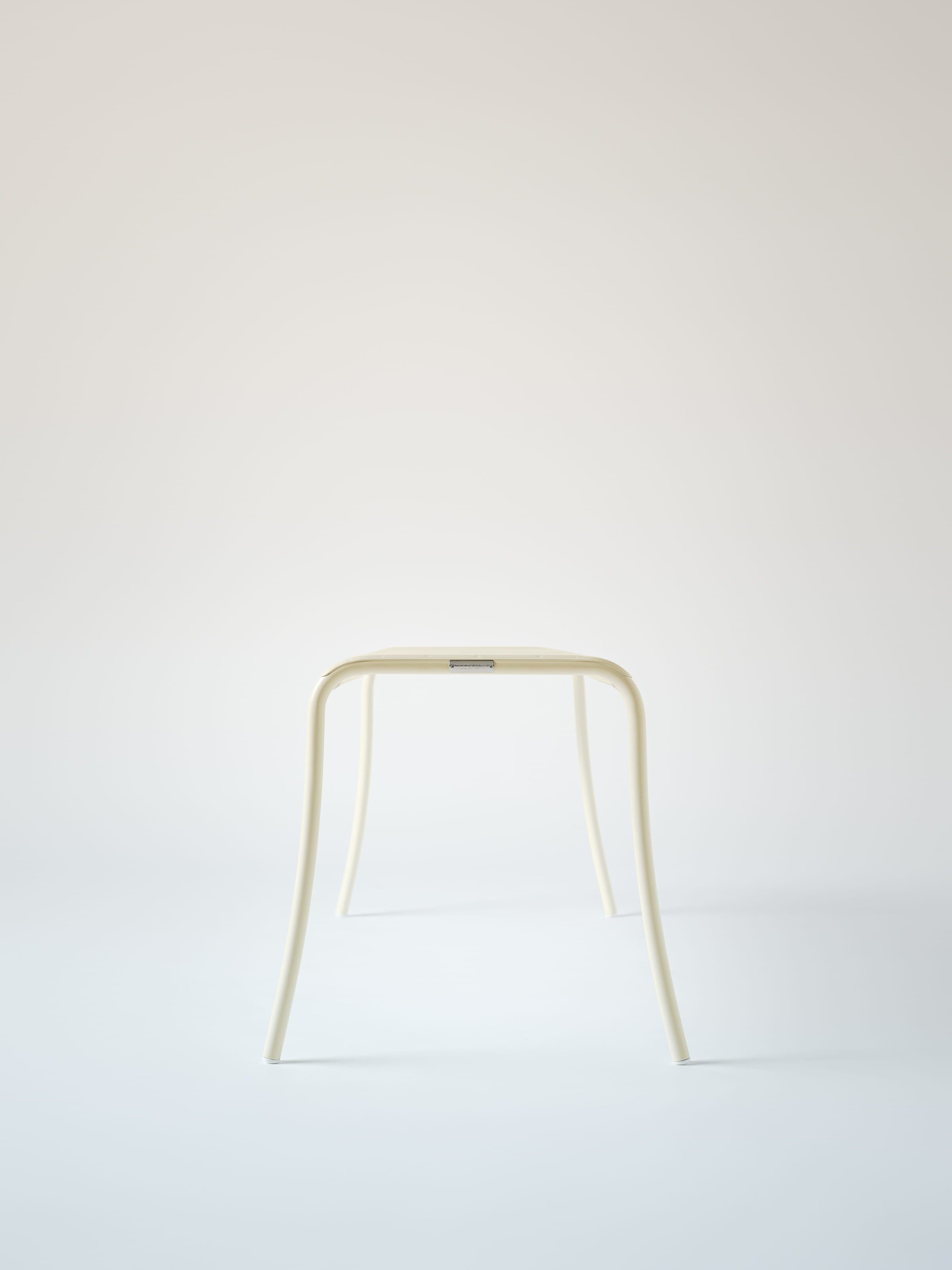 Patio Bench - Pearl White