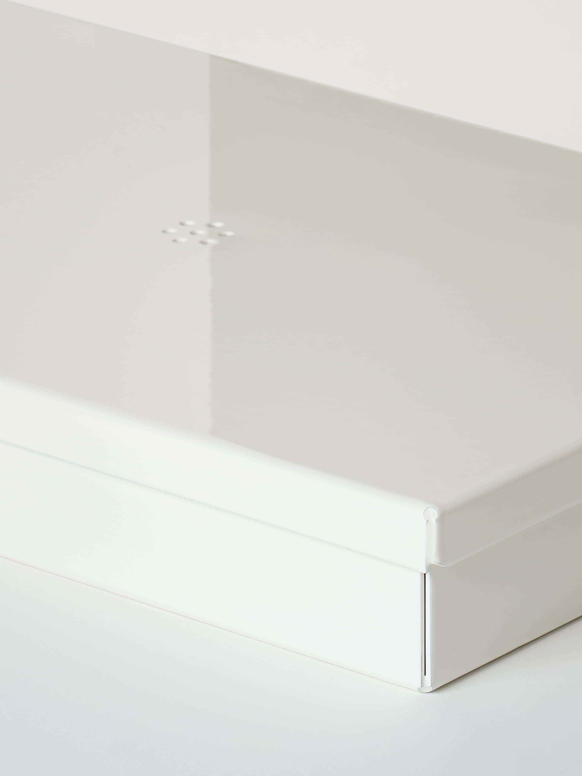 Medium-sized metal box - Grey Beige
