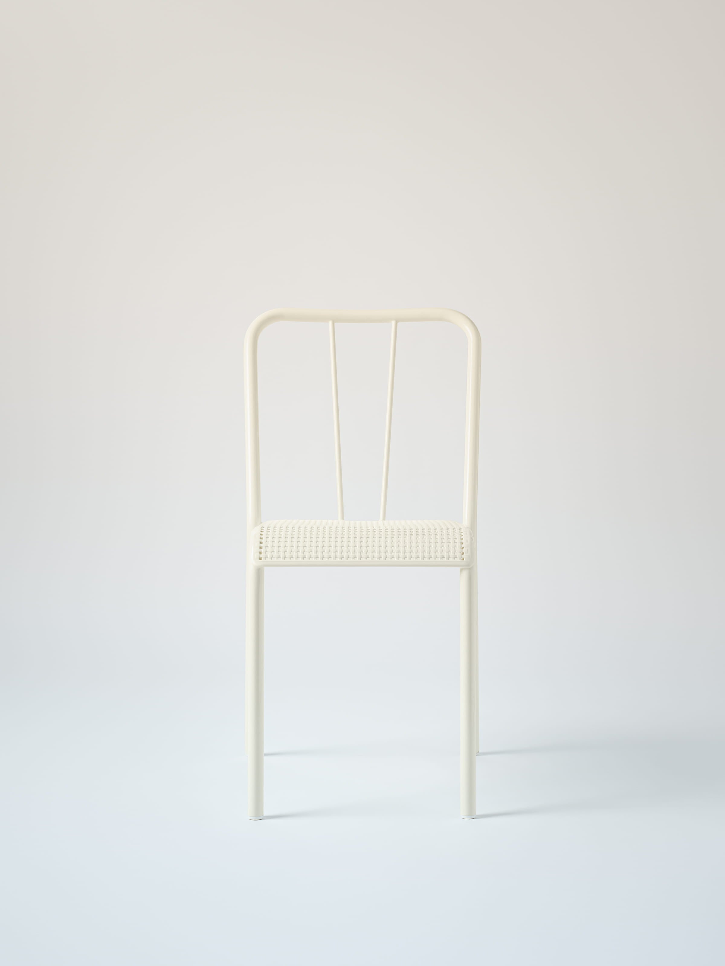 Chaise Tressée - Blanc Perlé