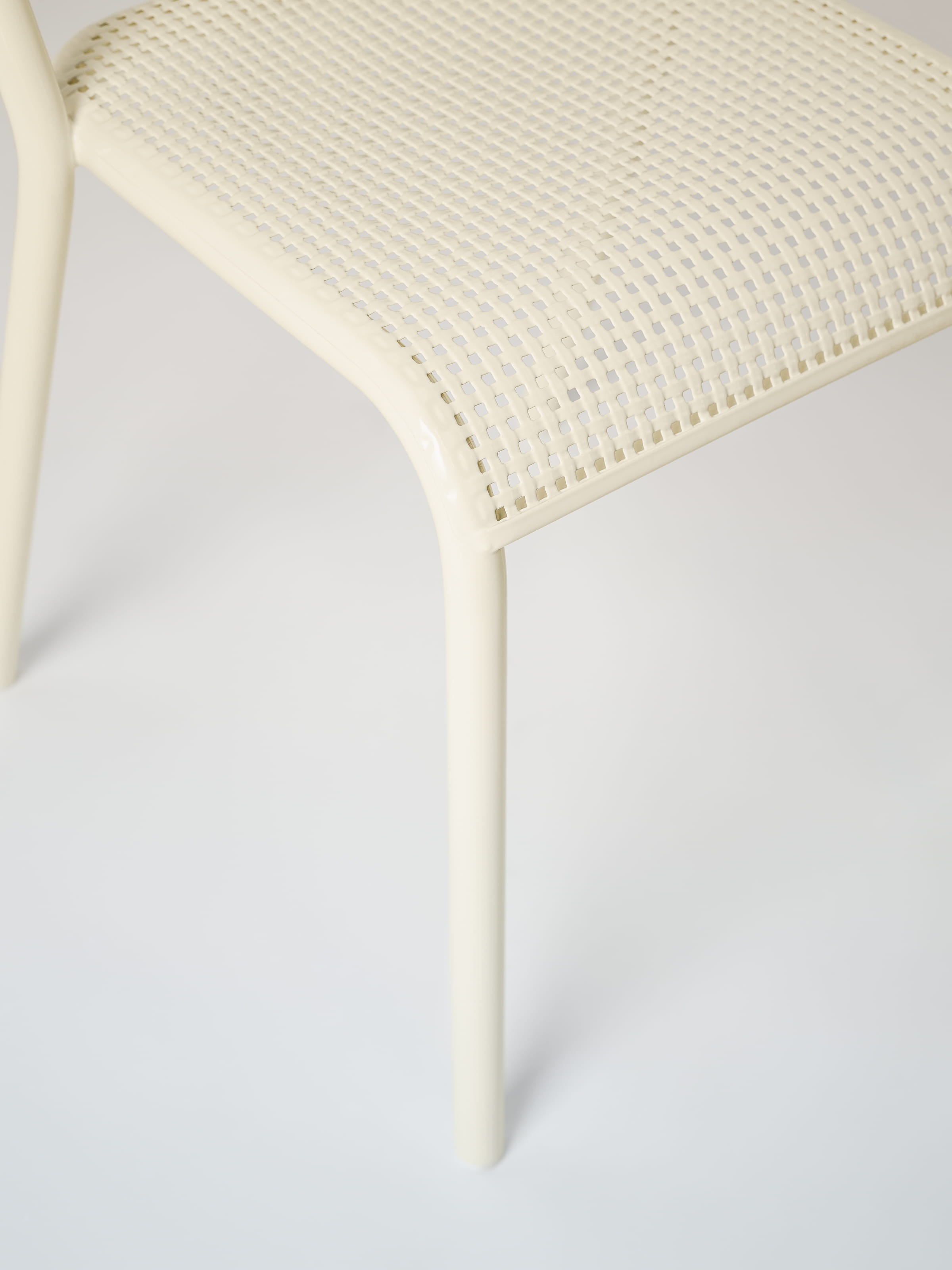 Woven Chair - Pearl White