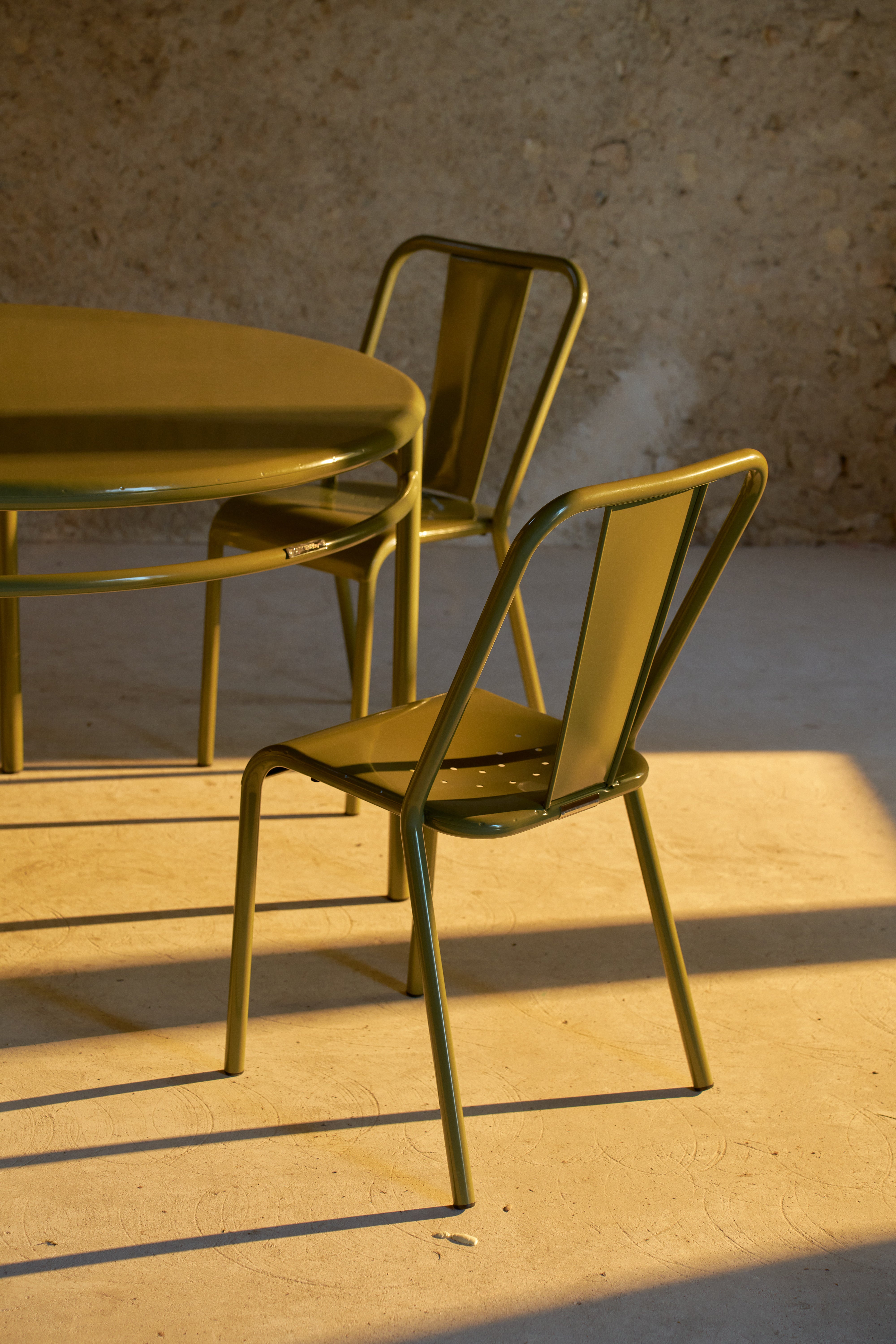 Chaise T37 - Brun Vert