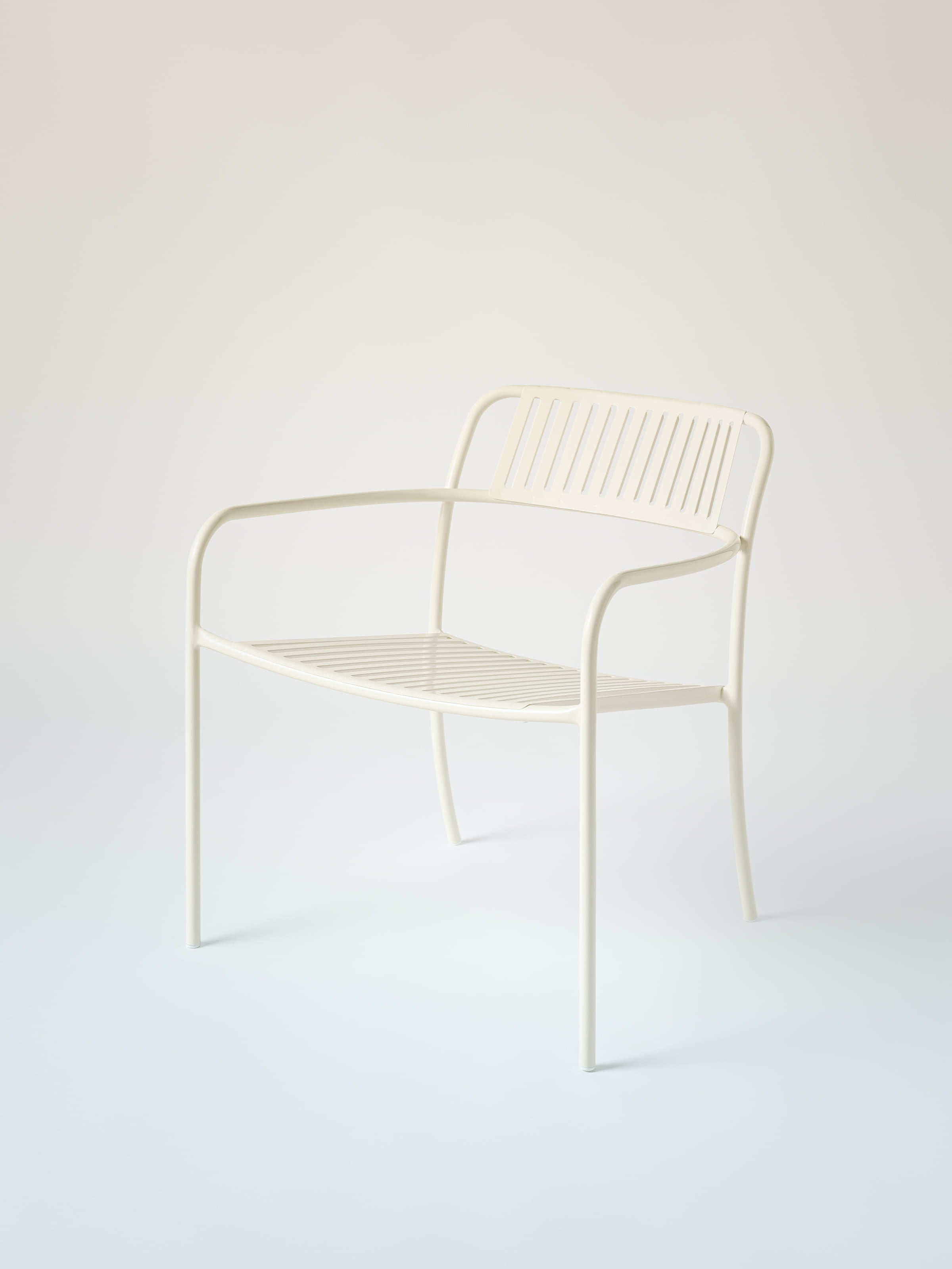 Fauteuil lounge Patio - Blanc Perlé