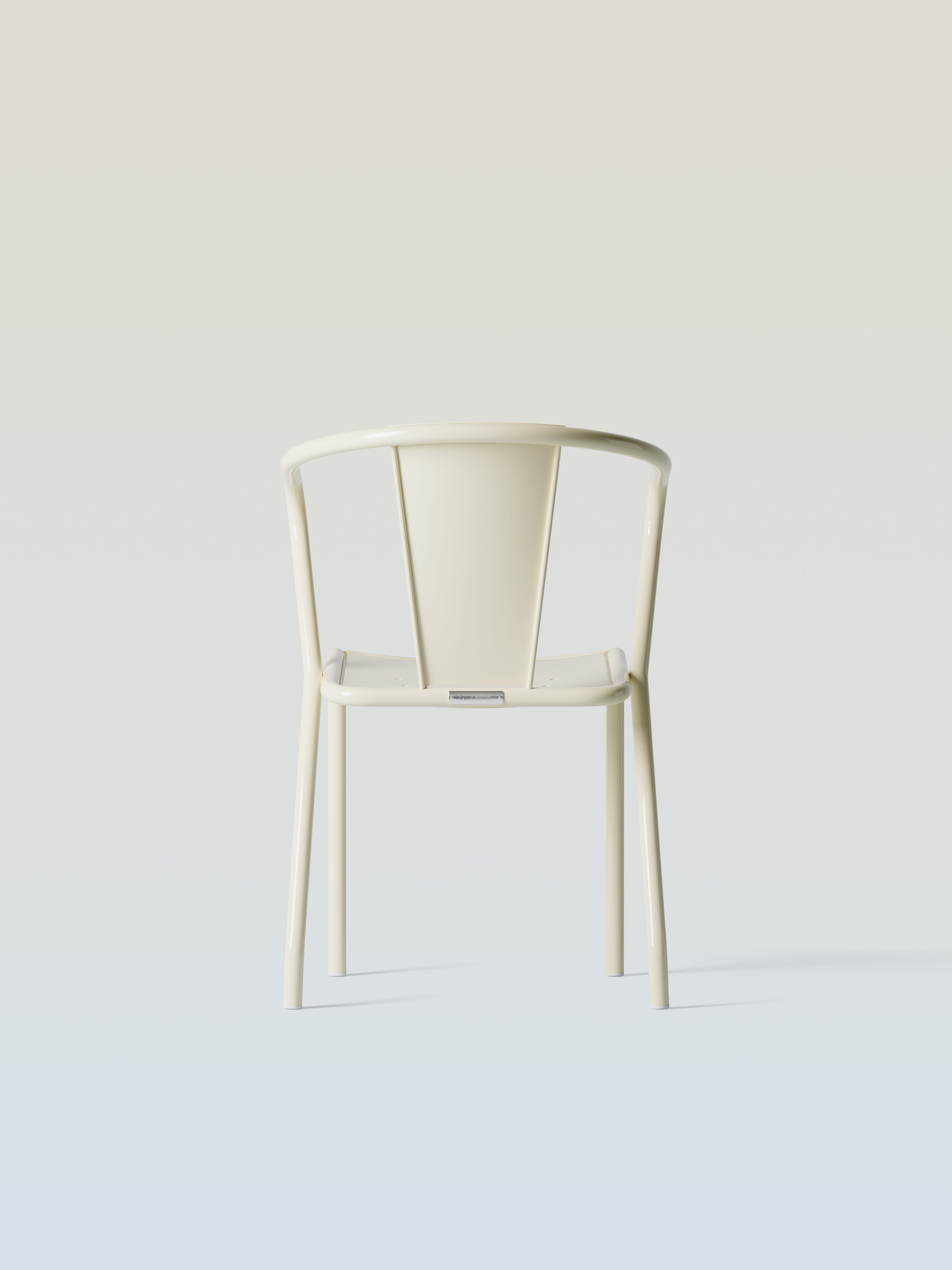 UD armchair with solid seat - Brown Black