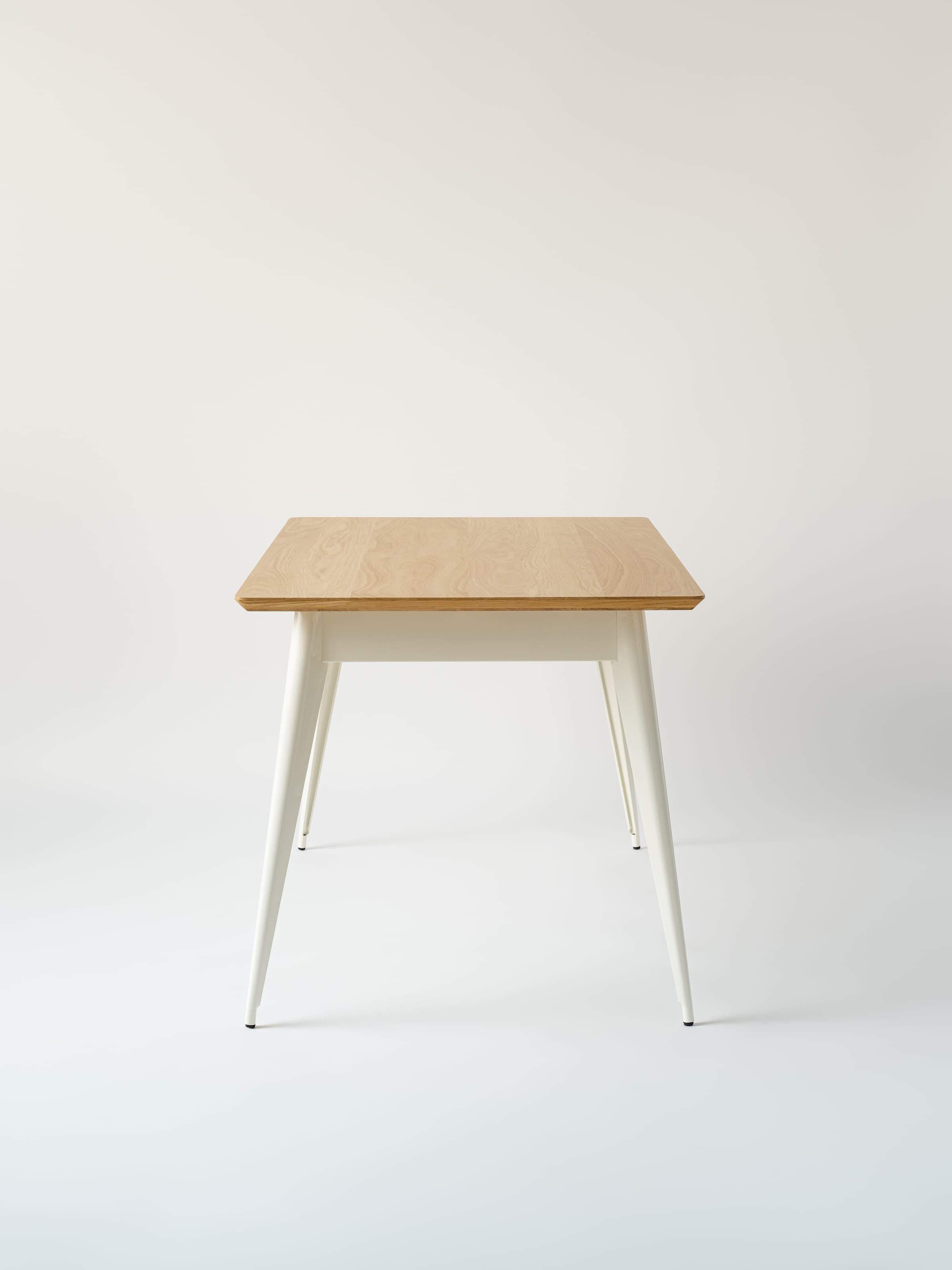 Table 55 140x80 / plateau chêne naturel - Noir Foncé