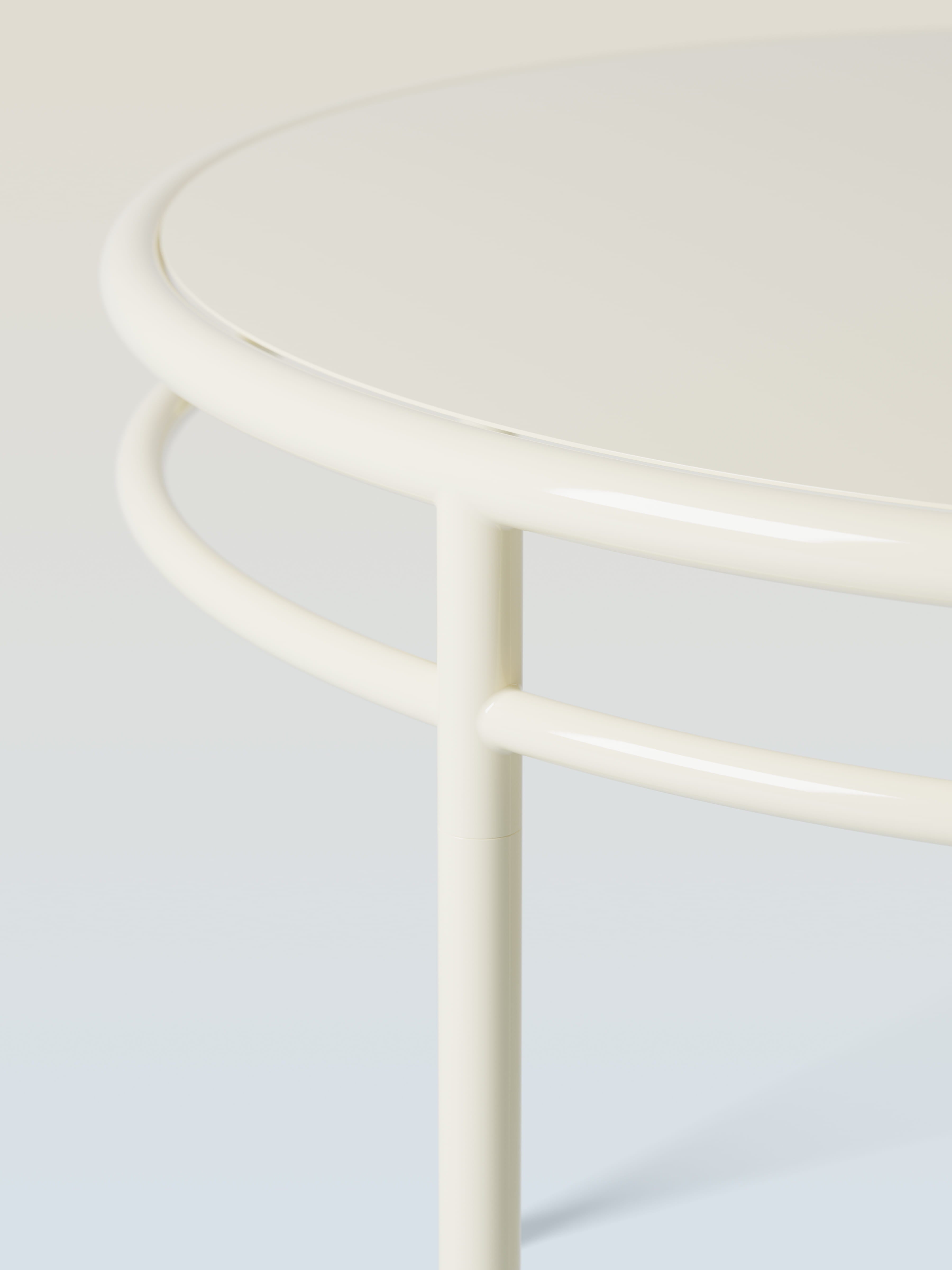 Epure Table Ø120 - Gray Beige