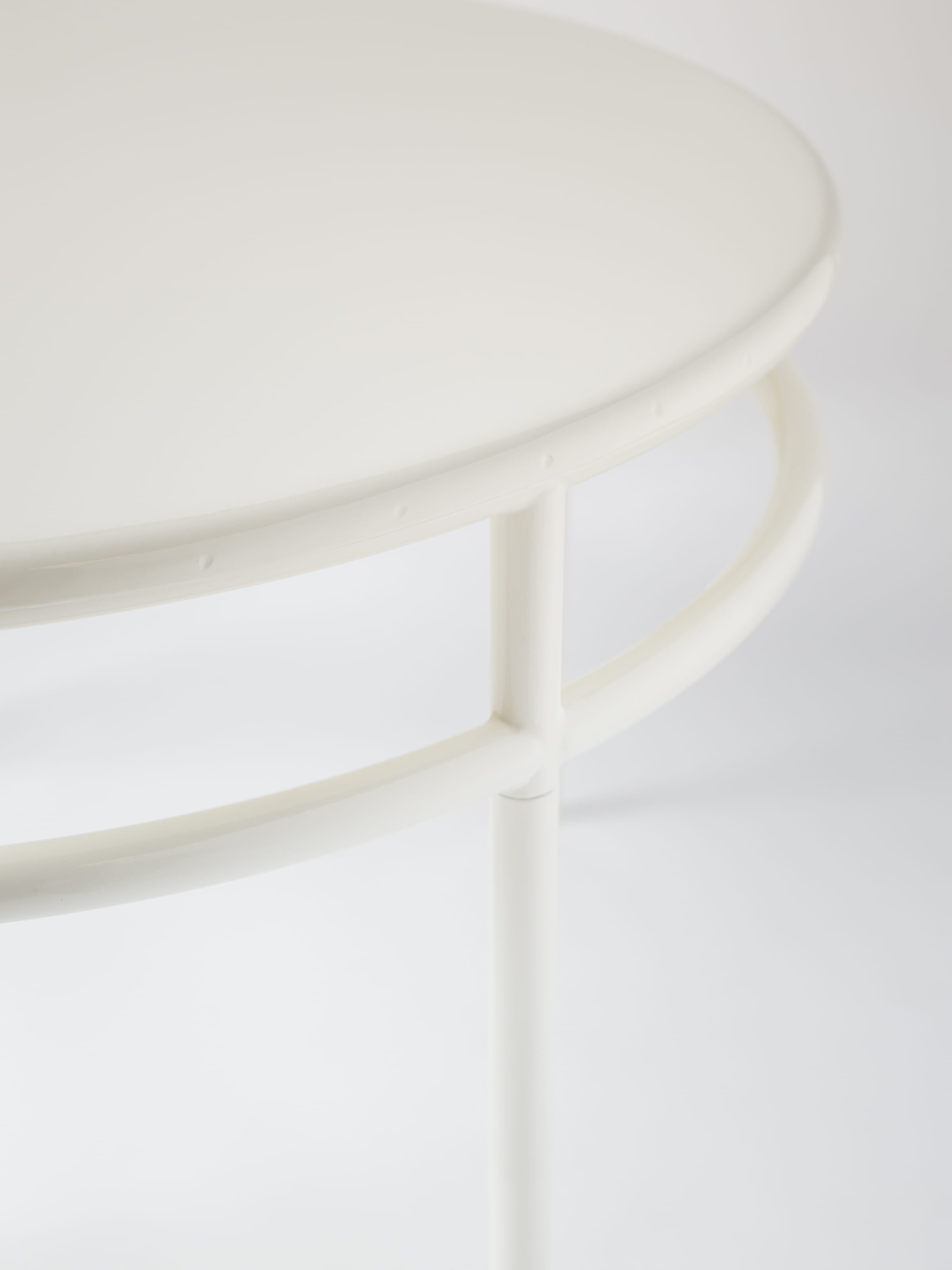 Table basse T37 Ø80 - Bleu Noir