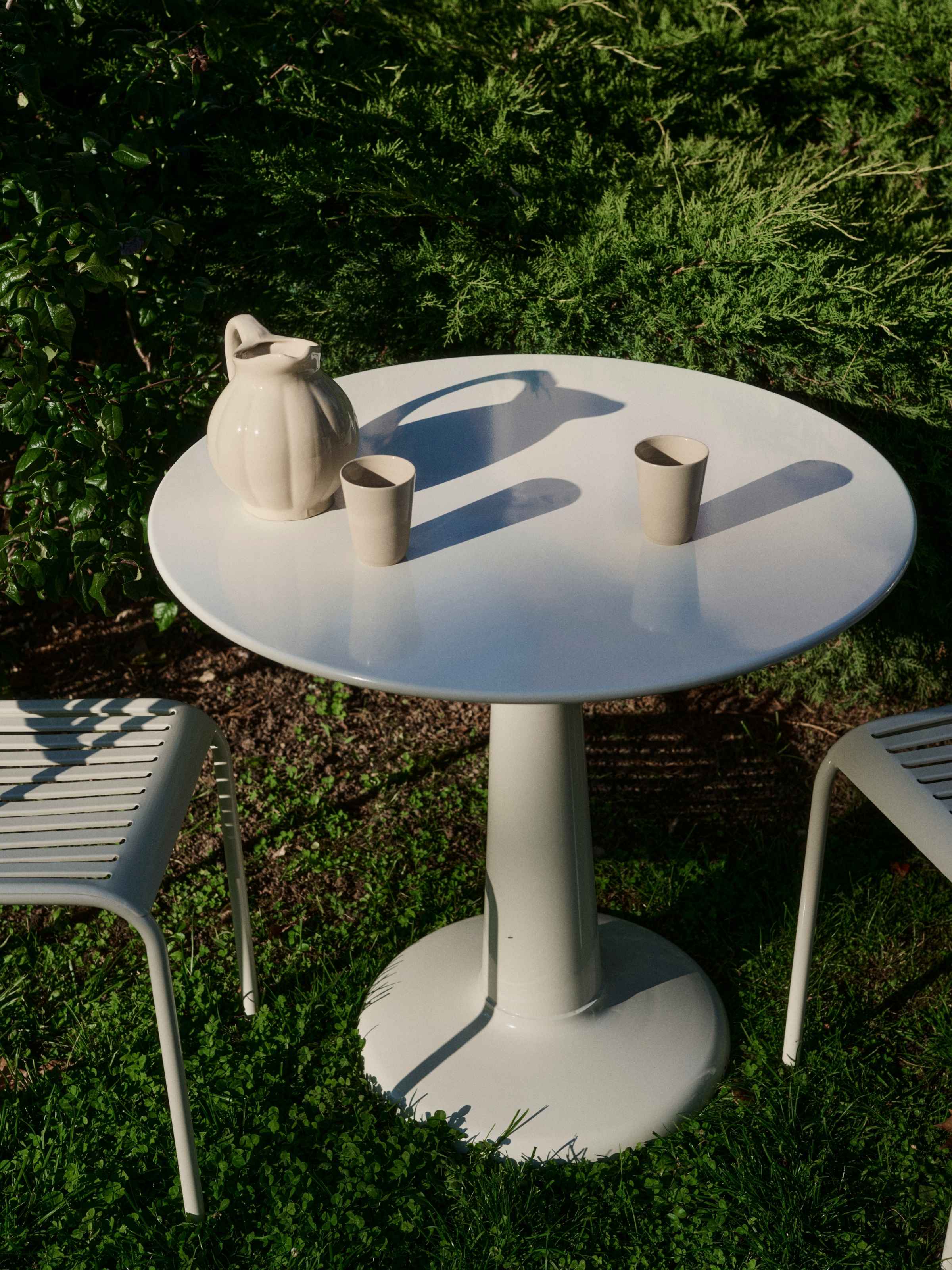 Table G Ø80 - Blanc Pur