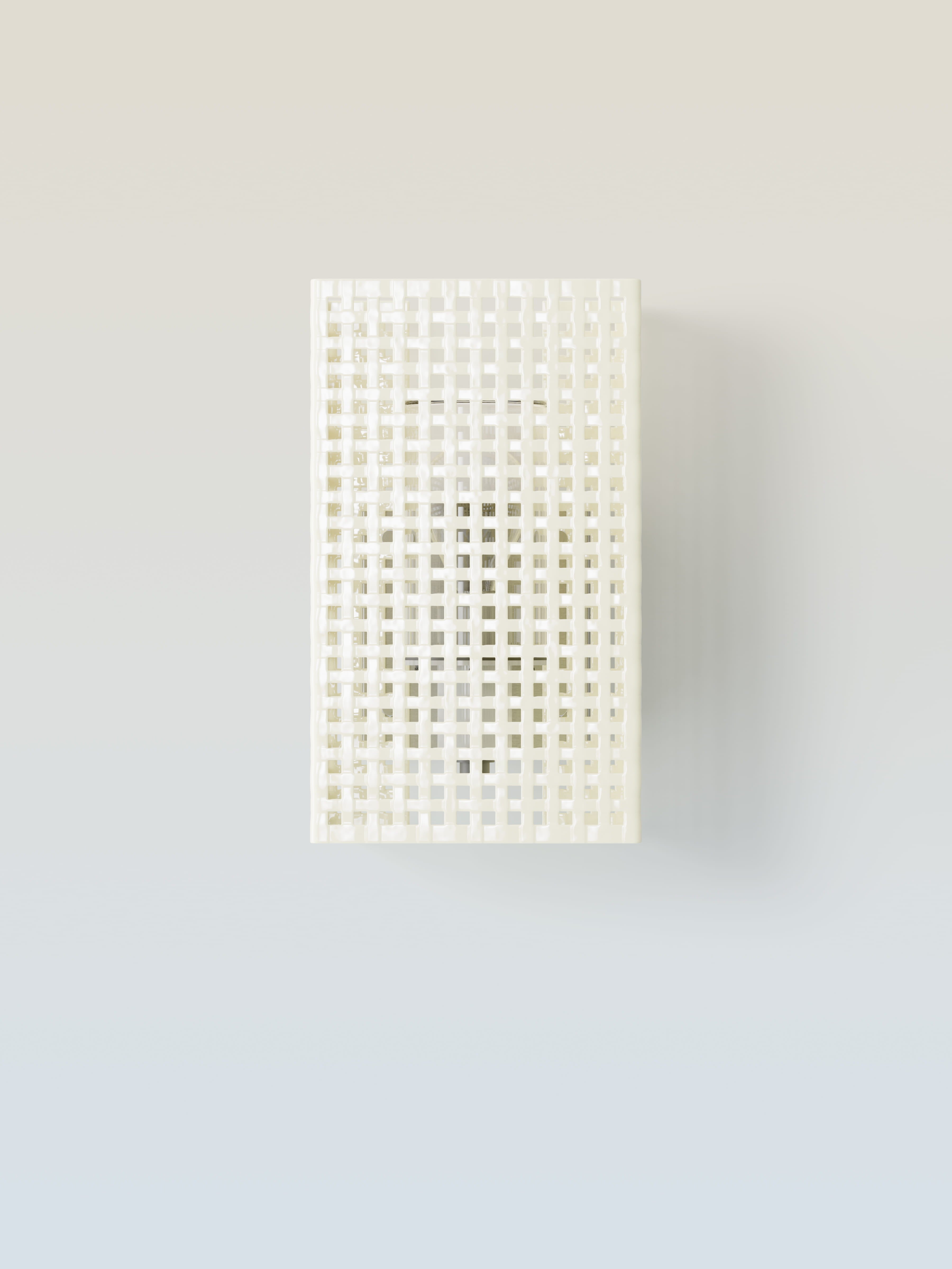 Applique Tressée extérieur - Blanc Perlé