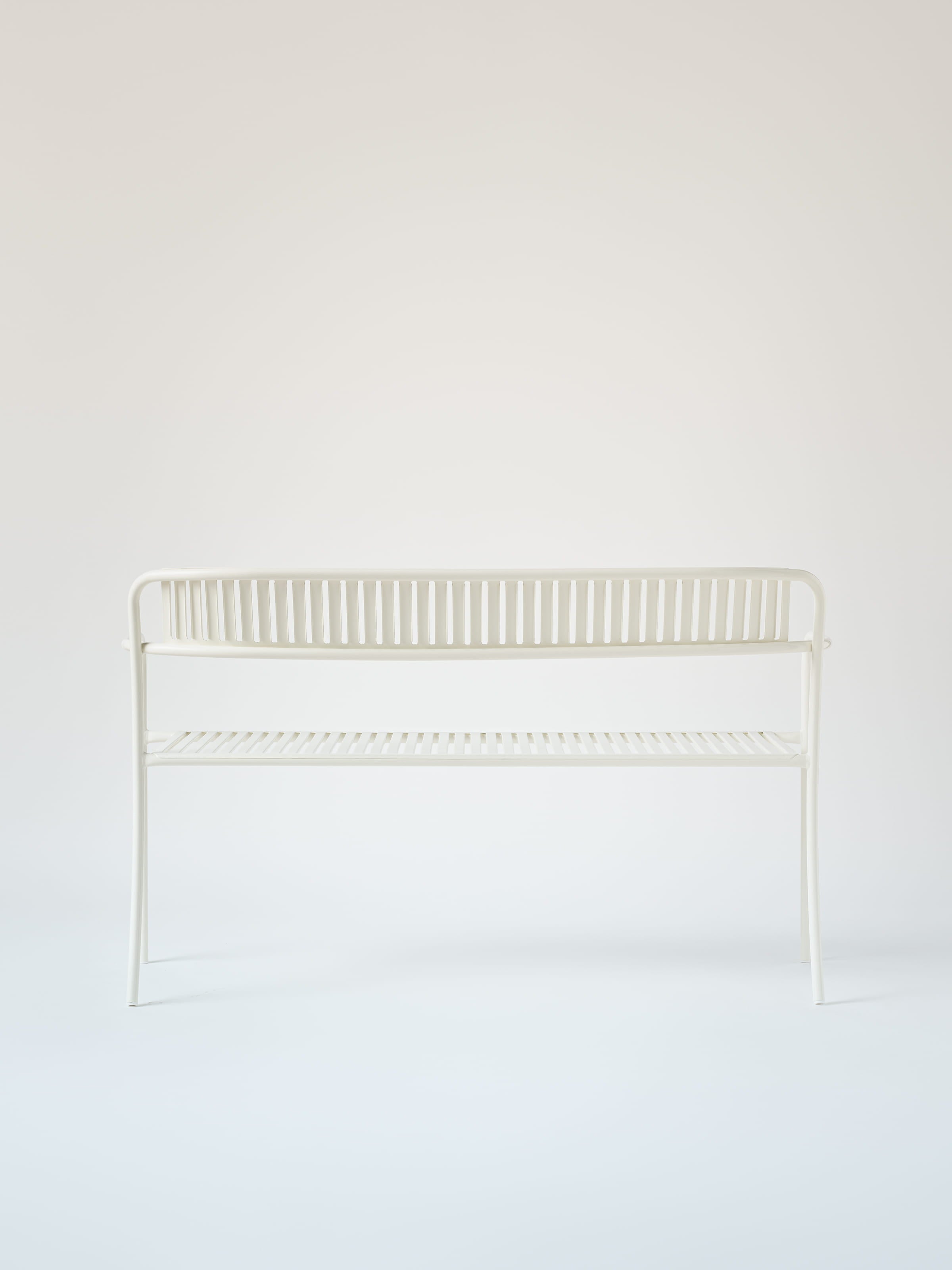 Banc Patio avec dossier - Rouge Vin