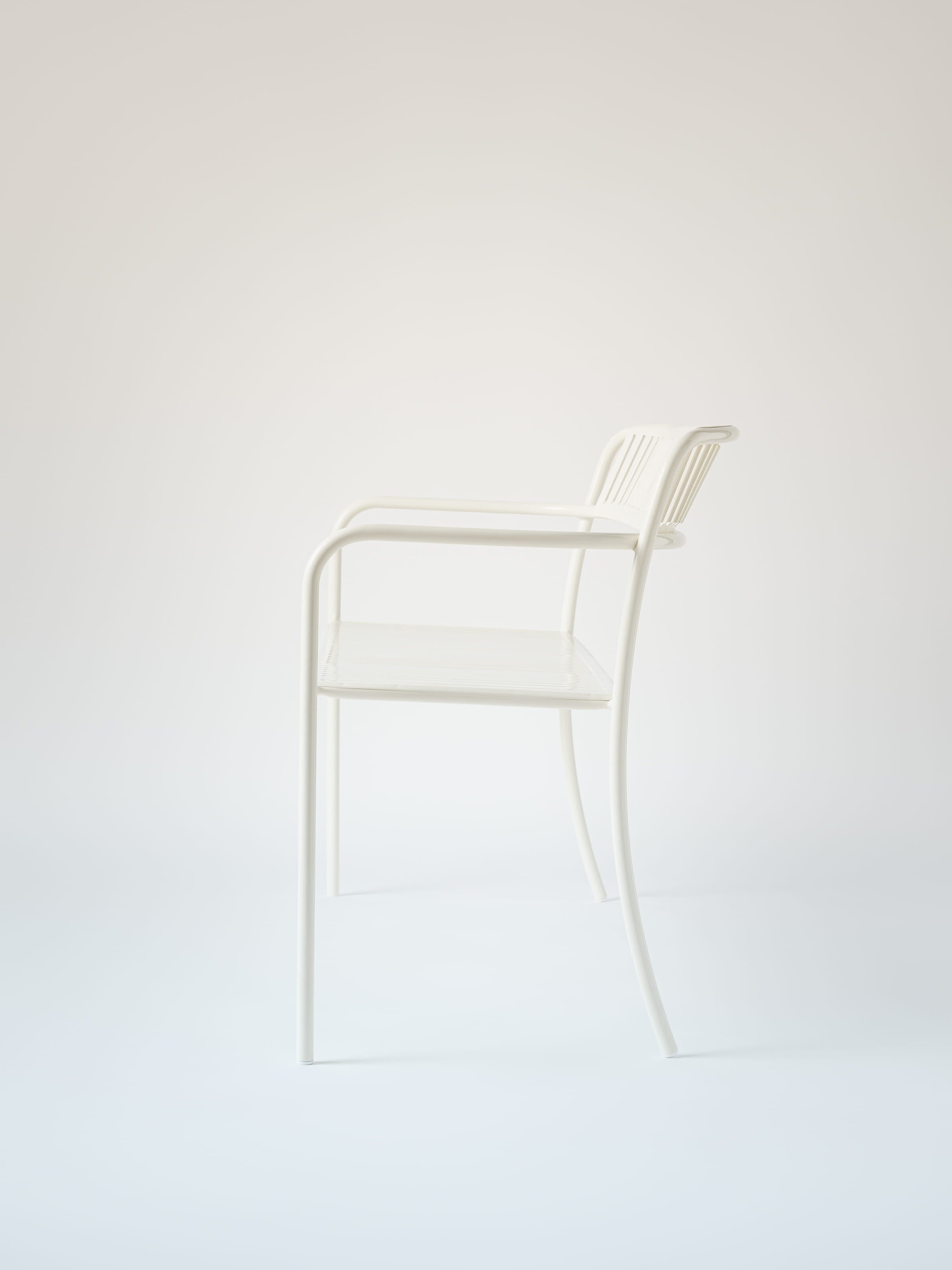 Patio bench with backrest - Rush Green