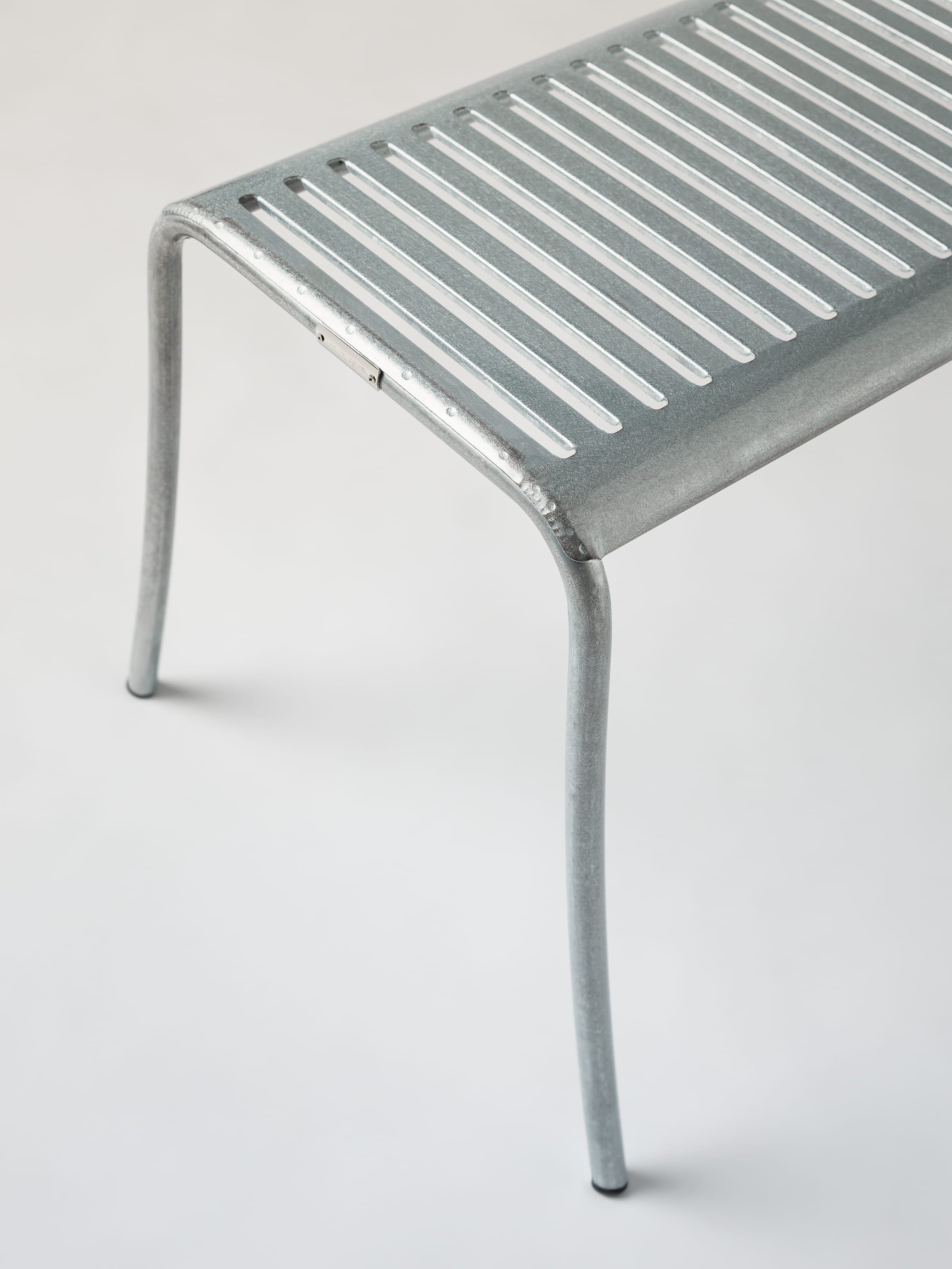 Banc Patio - Galvanisé Verni