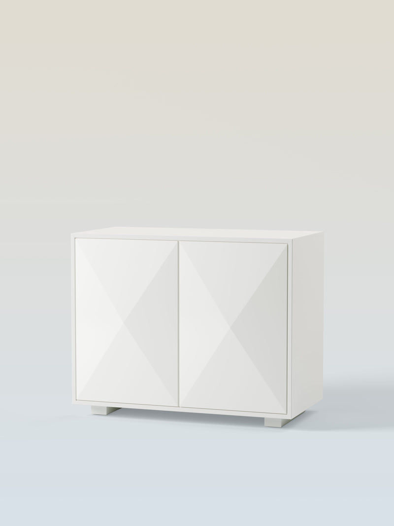 Casier Diamant 2 portes - Blanc Pur