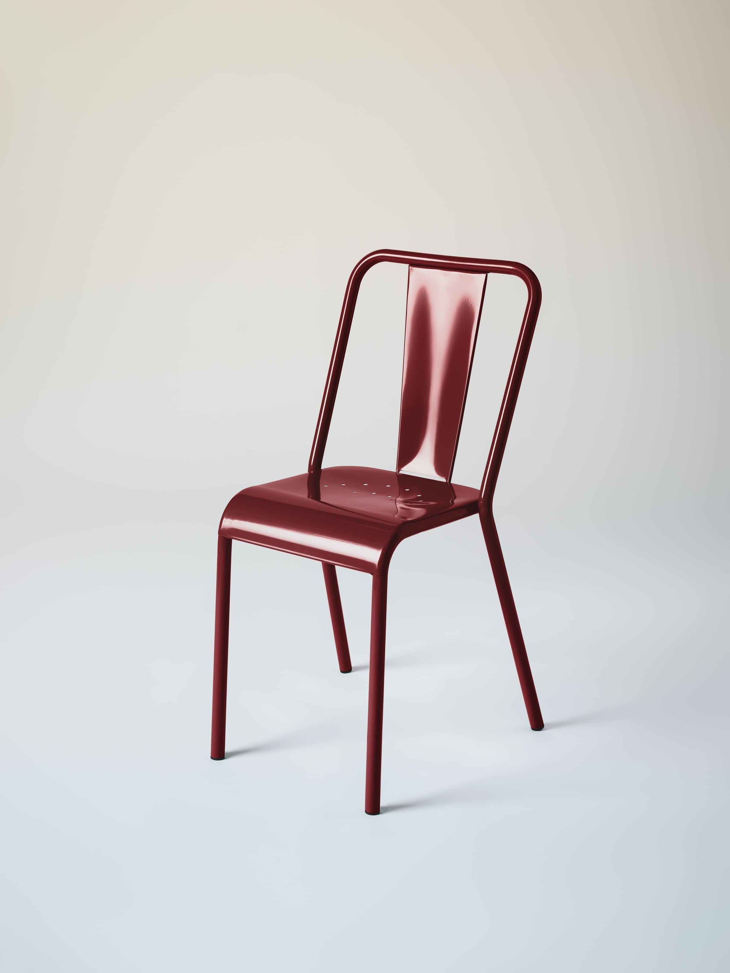 Chaise T37e - Rouge Vin