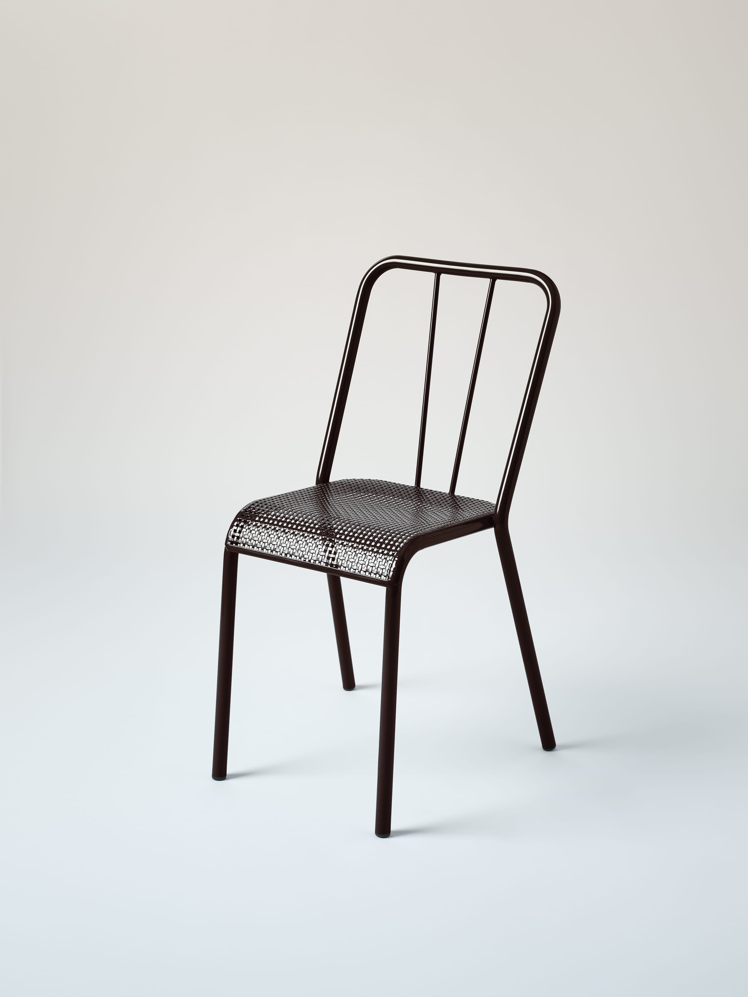 Chaise Tressée - Brun Noir