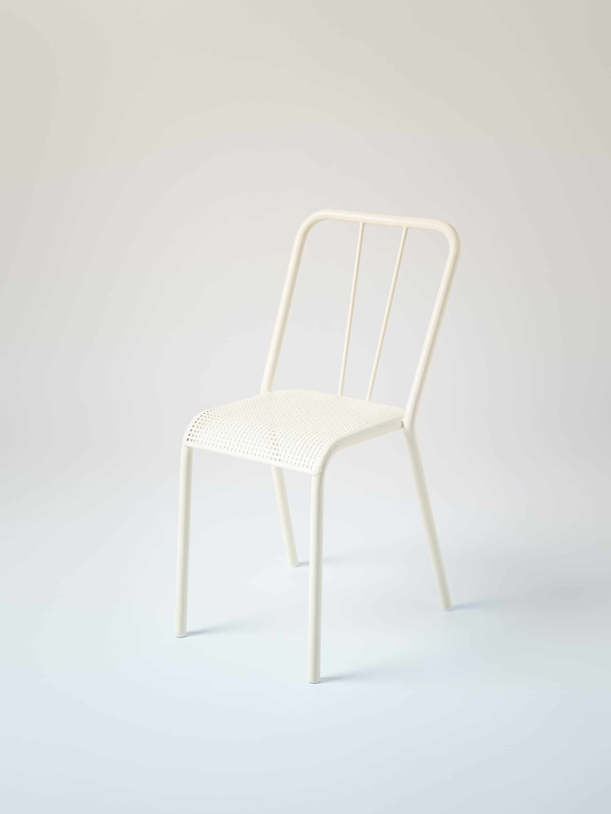 Chaise Tressée - Blanc Perlé
