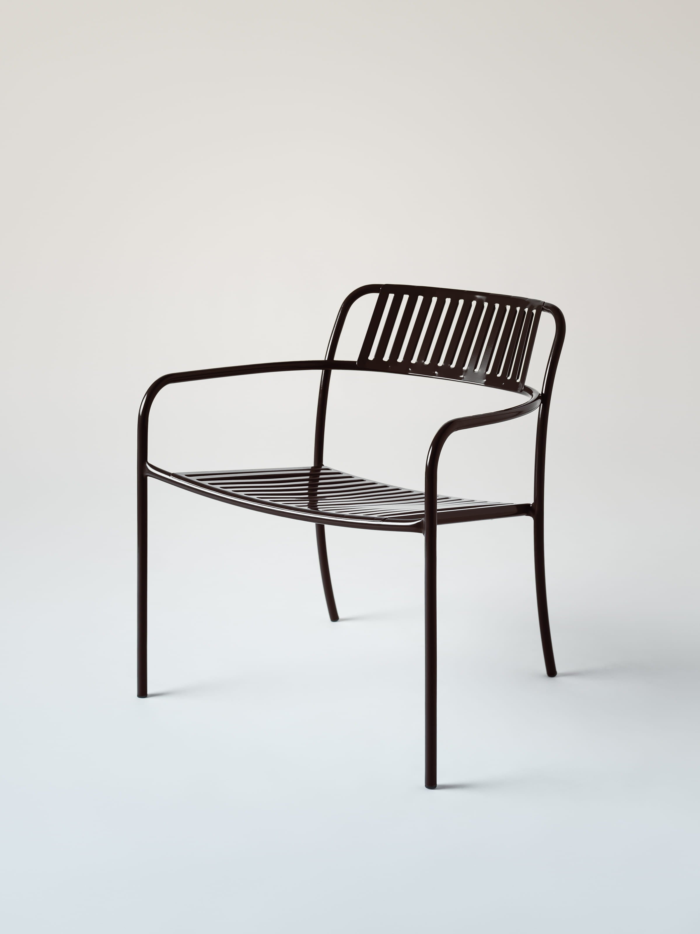 Fauteuil lounge Patio - Brun Noir