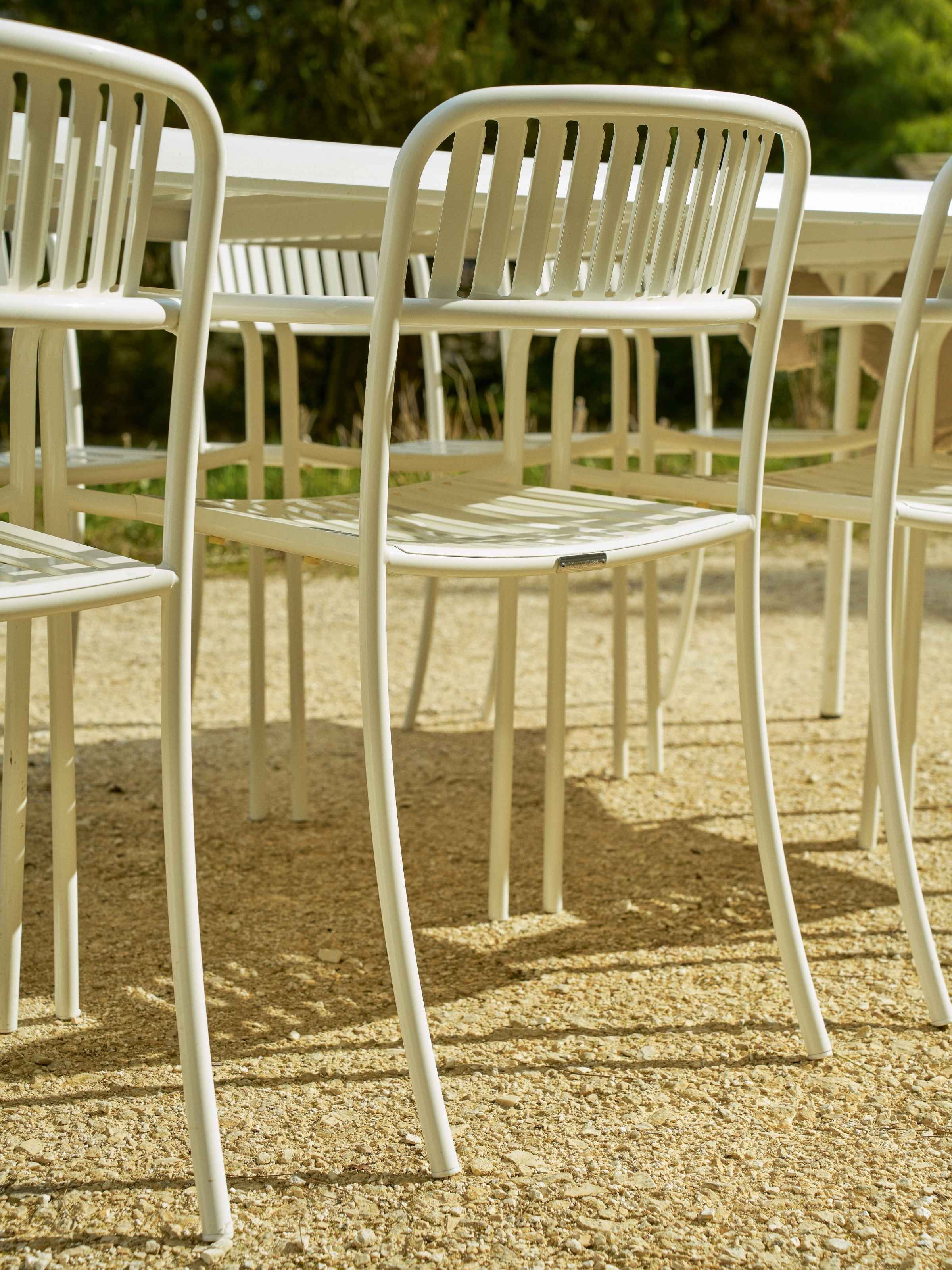 Fauteuil Patio - Blanc Perlé