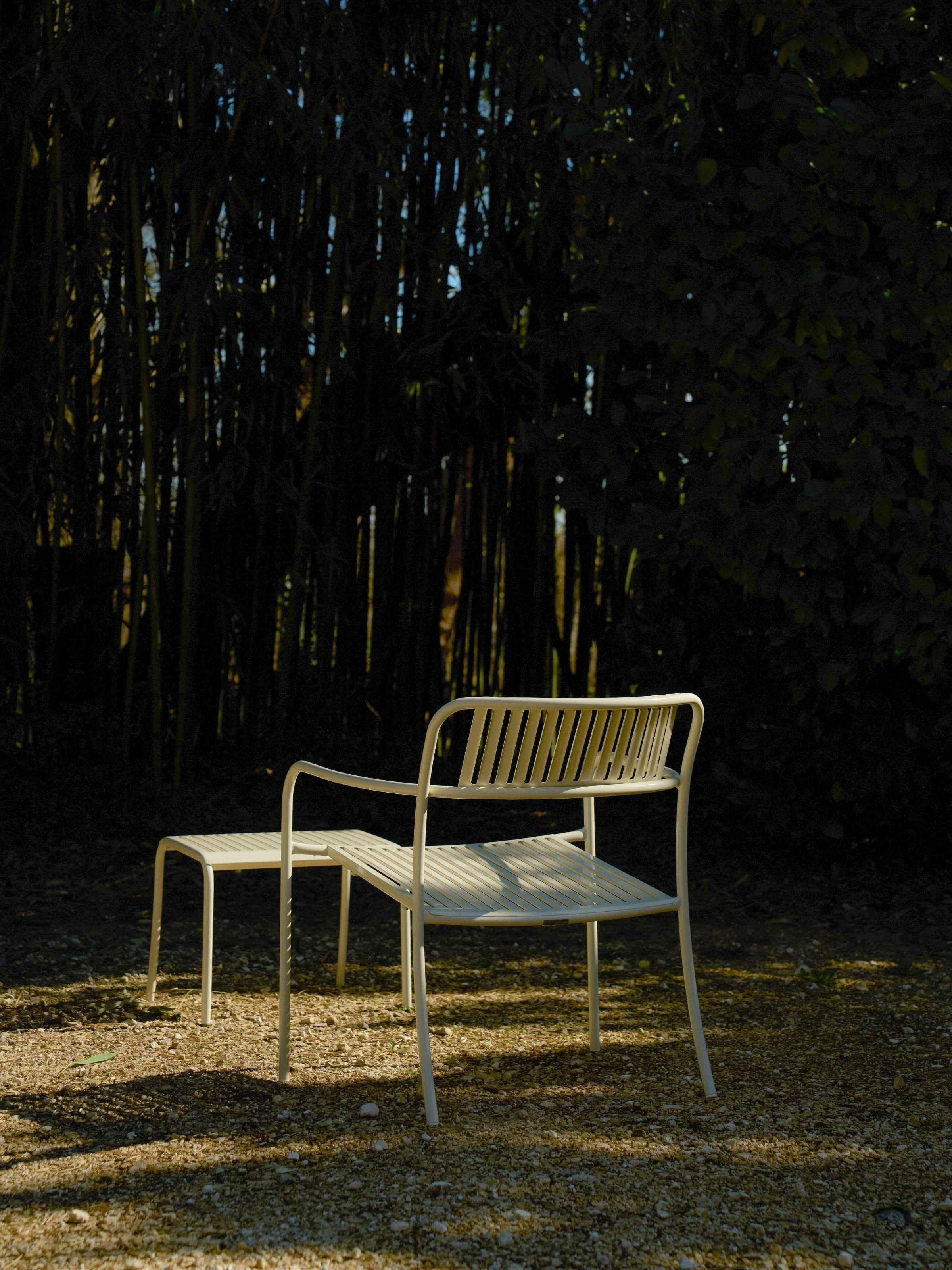 Fauteuil lounge Patio - Blanc Perlé