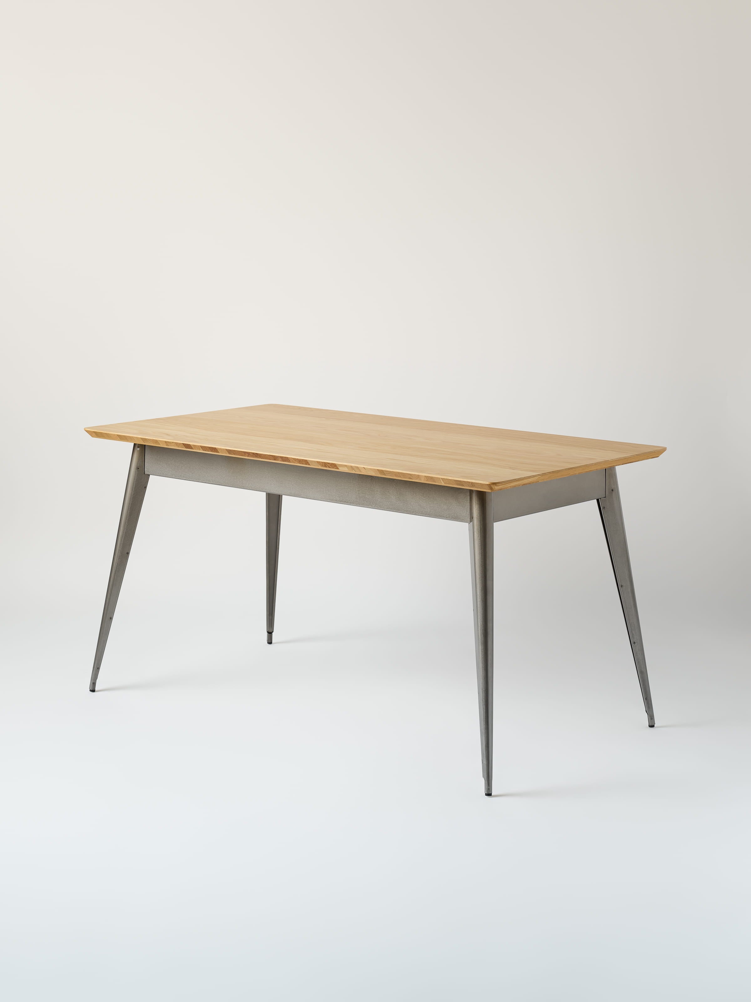 Table 55 140x80 / plateau chêne naturel - Brut Verni