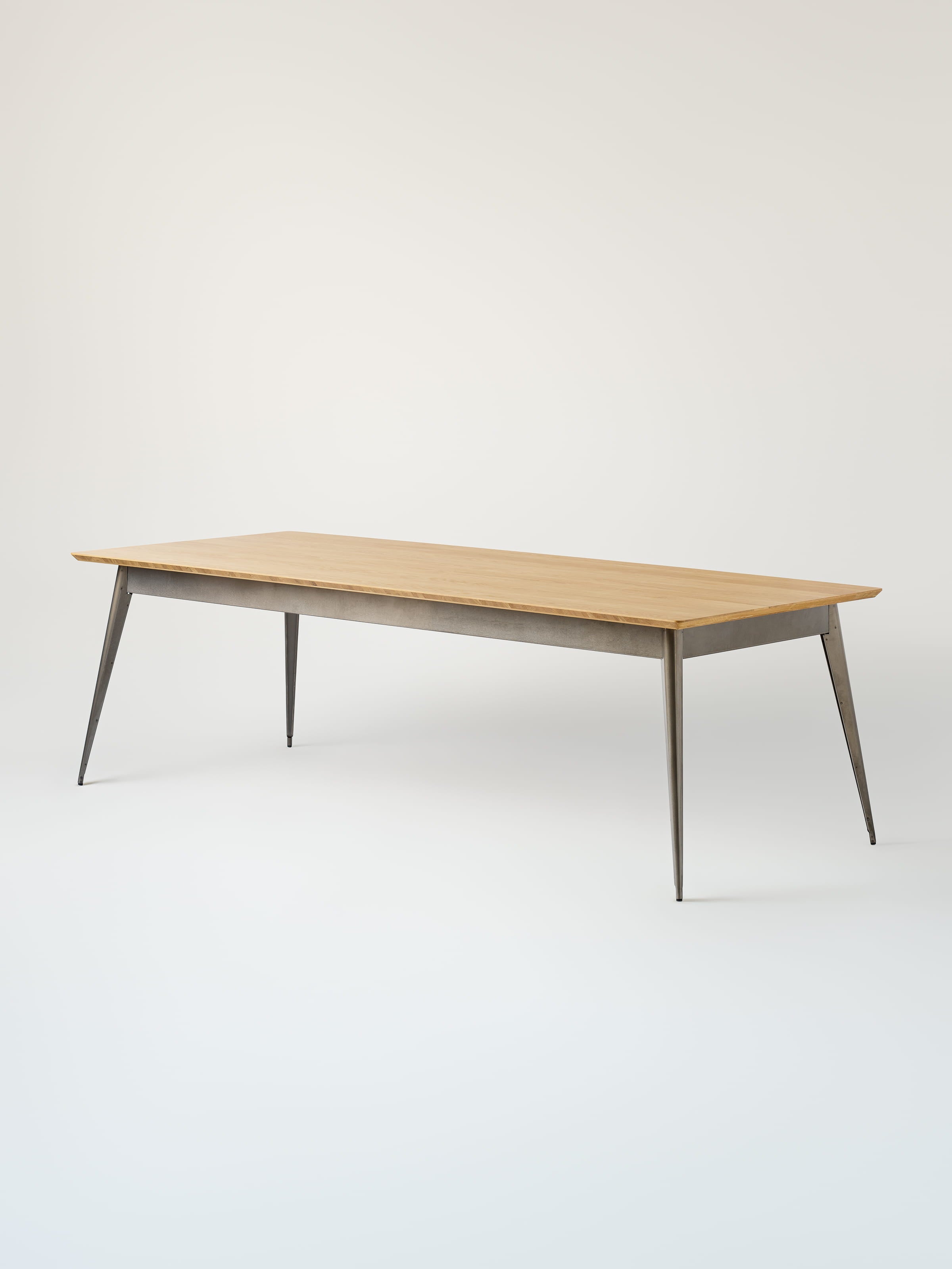 Table 55 240x100 / plateau chêne naturel - Brut Verni