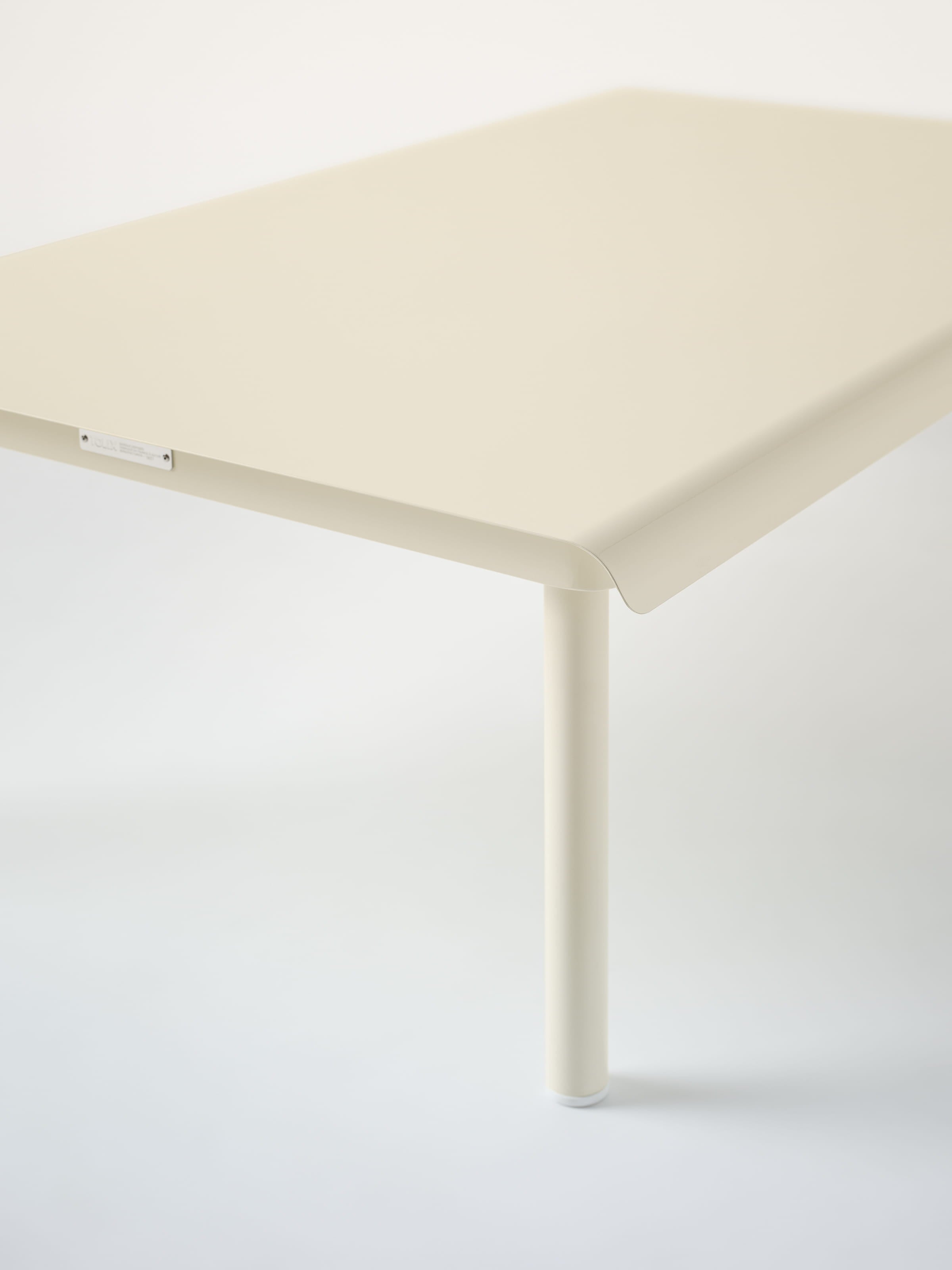 Table basse Patio 110x70 - Blanc Perlé