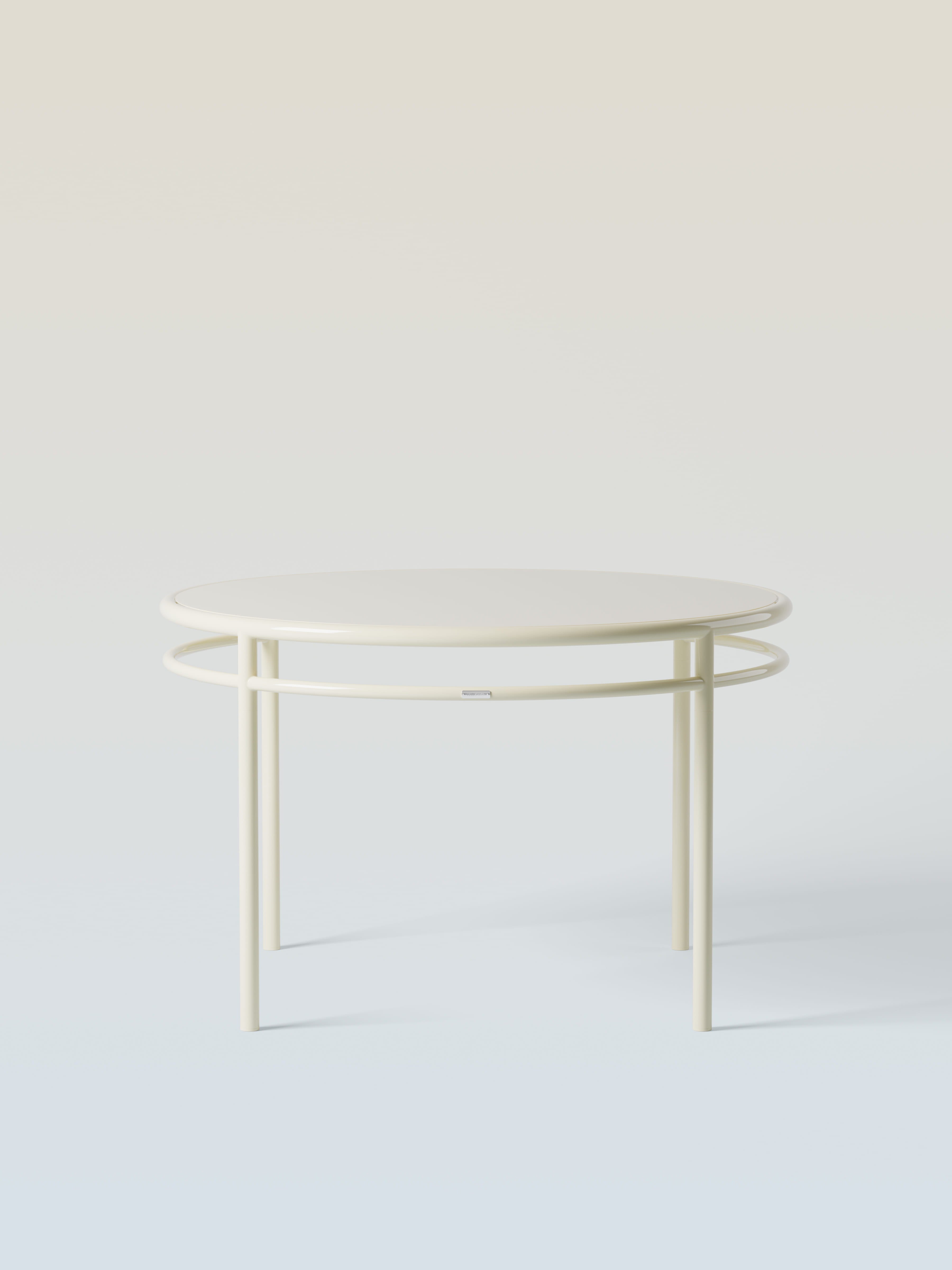 Table Epure Ø120 - Rouge Vin