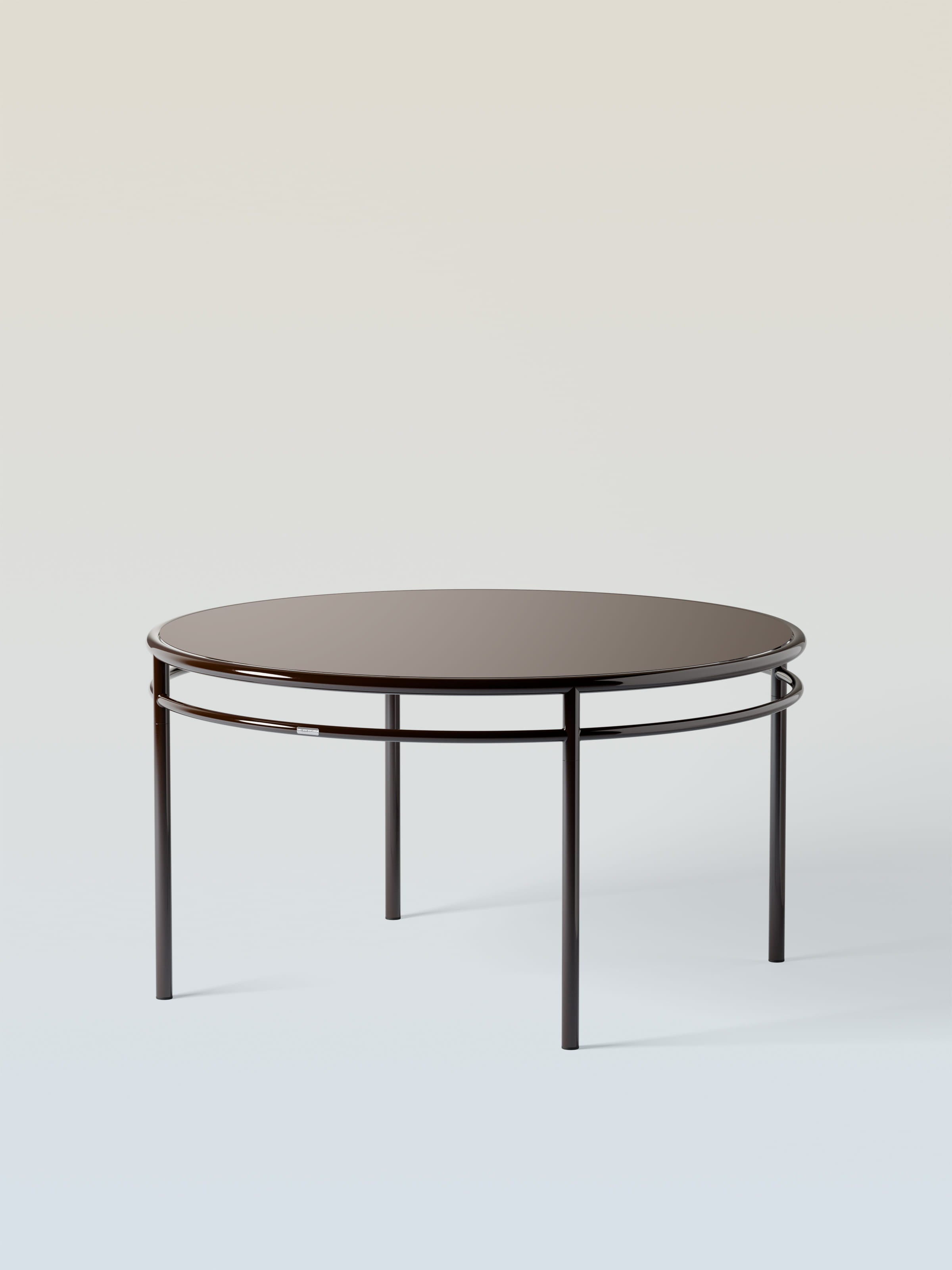 Table Epure Ø140 - Brun Noir