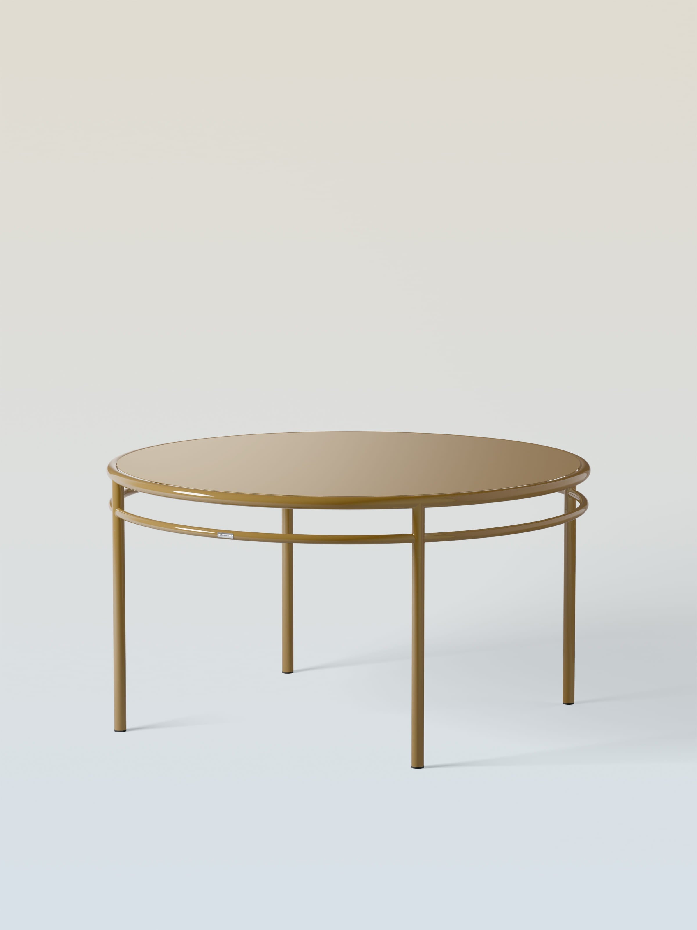Table Epure Ø140 - Brun Vert