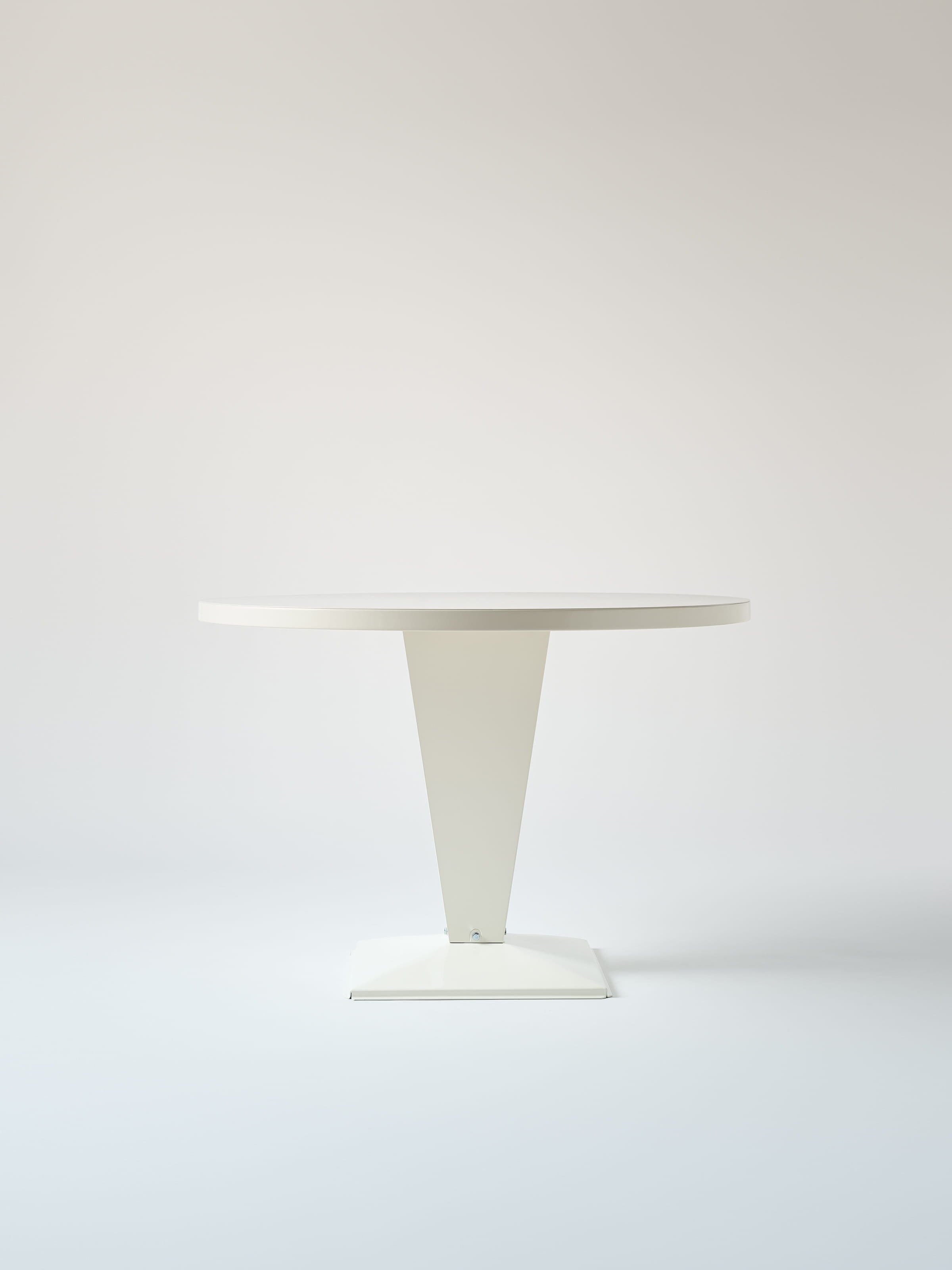 Table Kub Ø100 - Blanc Pur