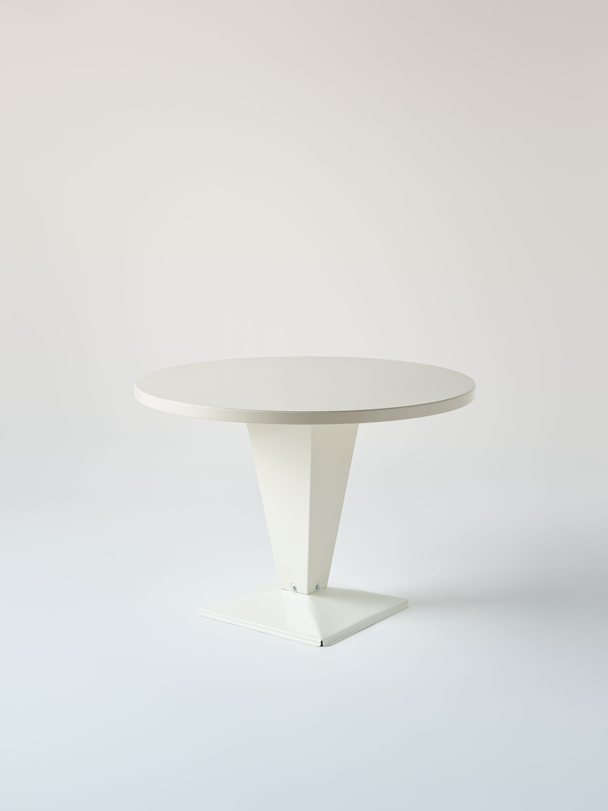 Table Kub Ø100 - Blanc Pur
