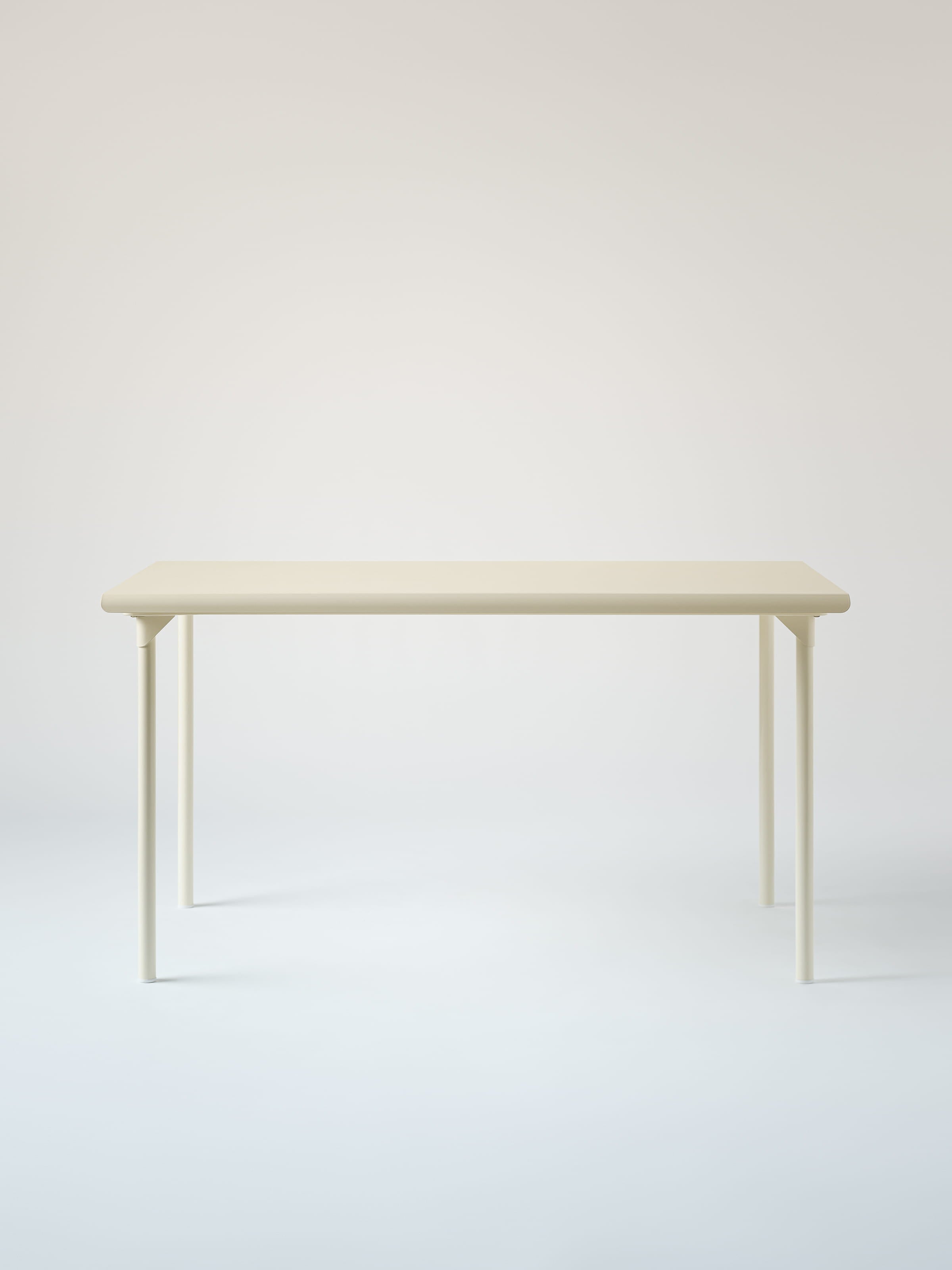 Table Patio 140x80 - Blanc Perlé