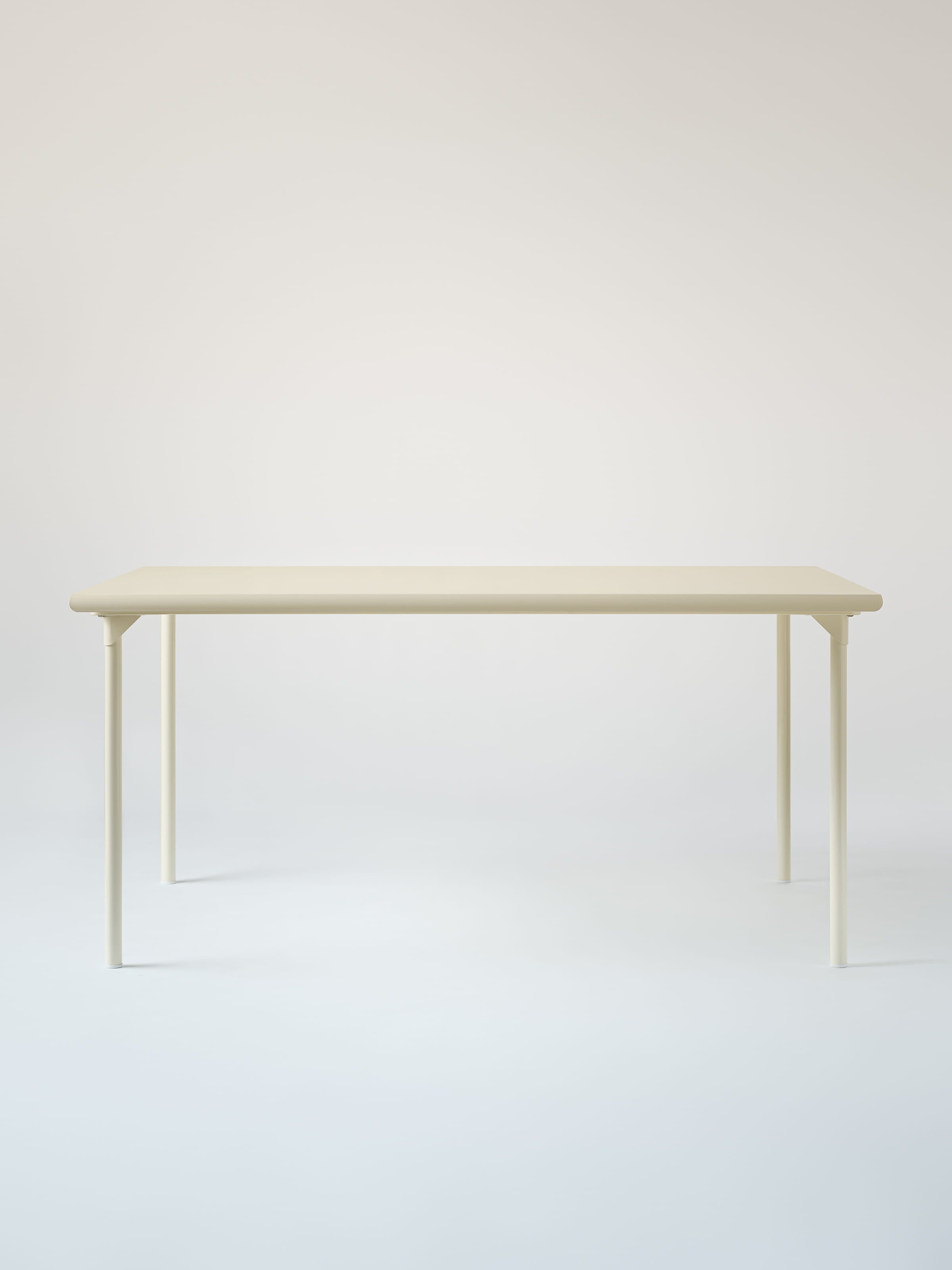 Table Patio 160x100 - Blanc Perlé