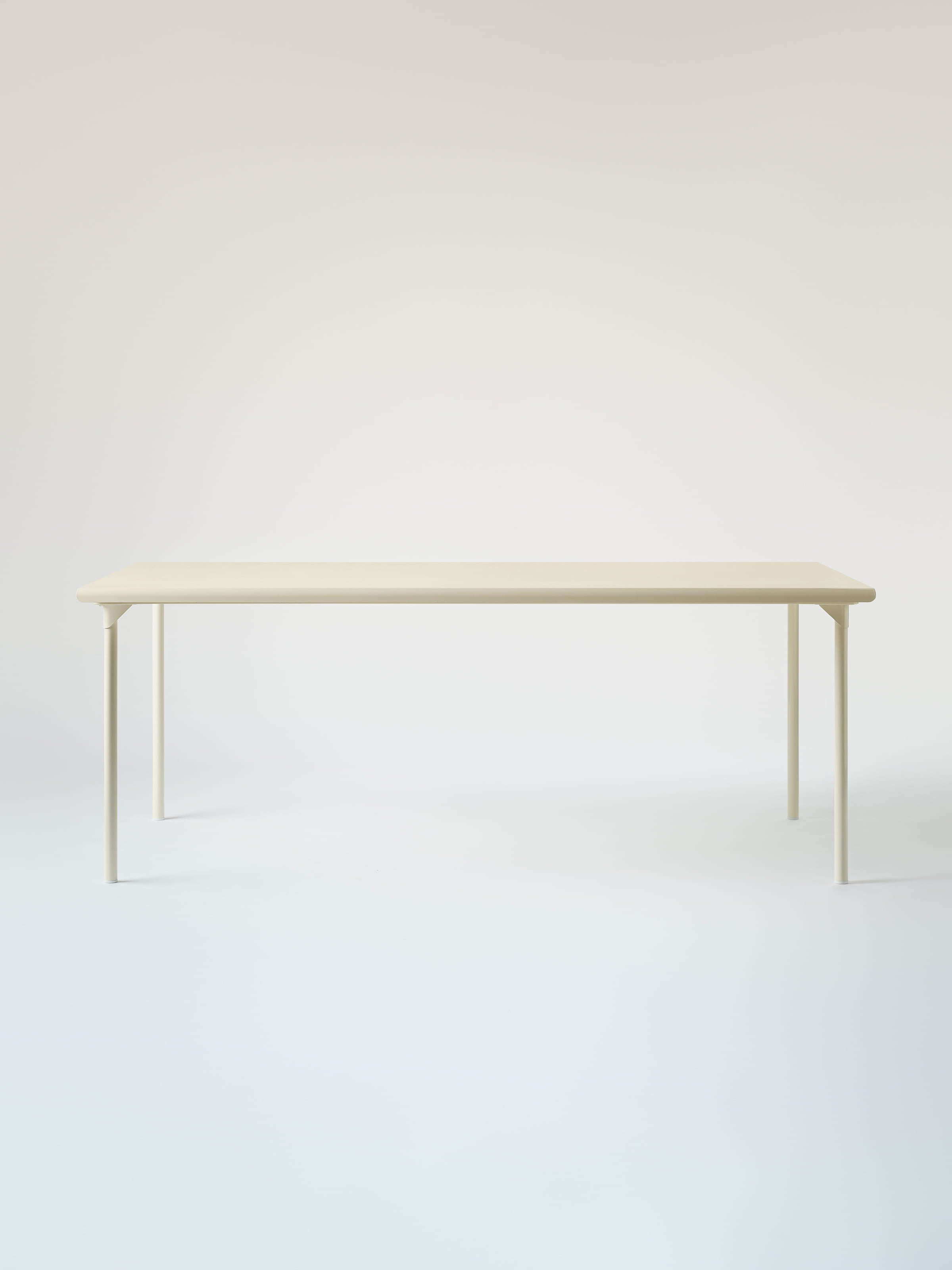 Table Patio 200x100 - Blanc Perlé