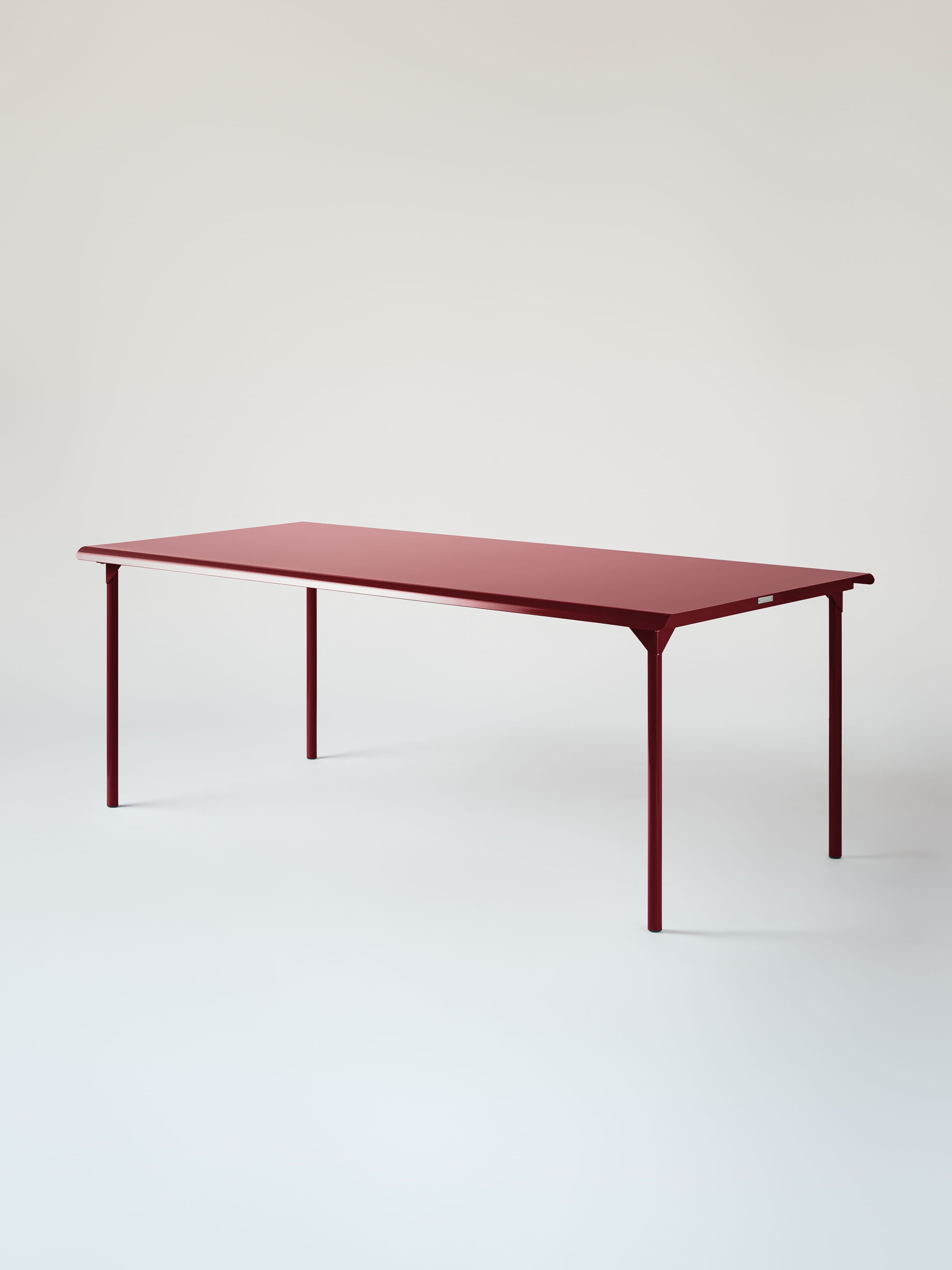 Table Patio 200x100 - Rouge Vin