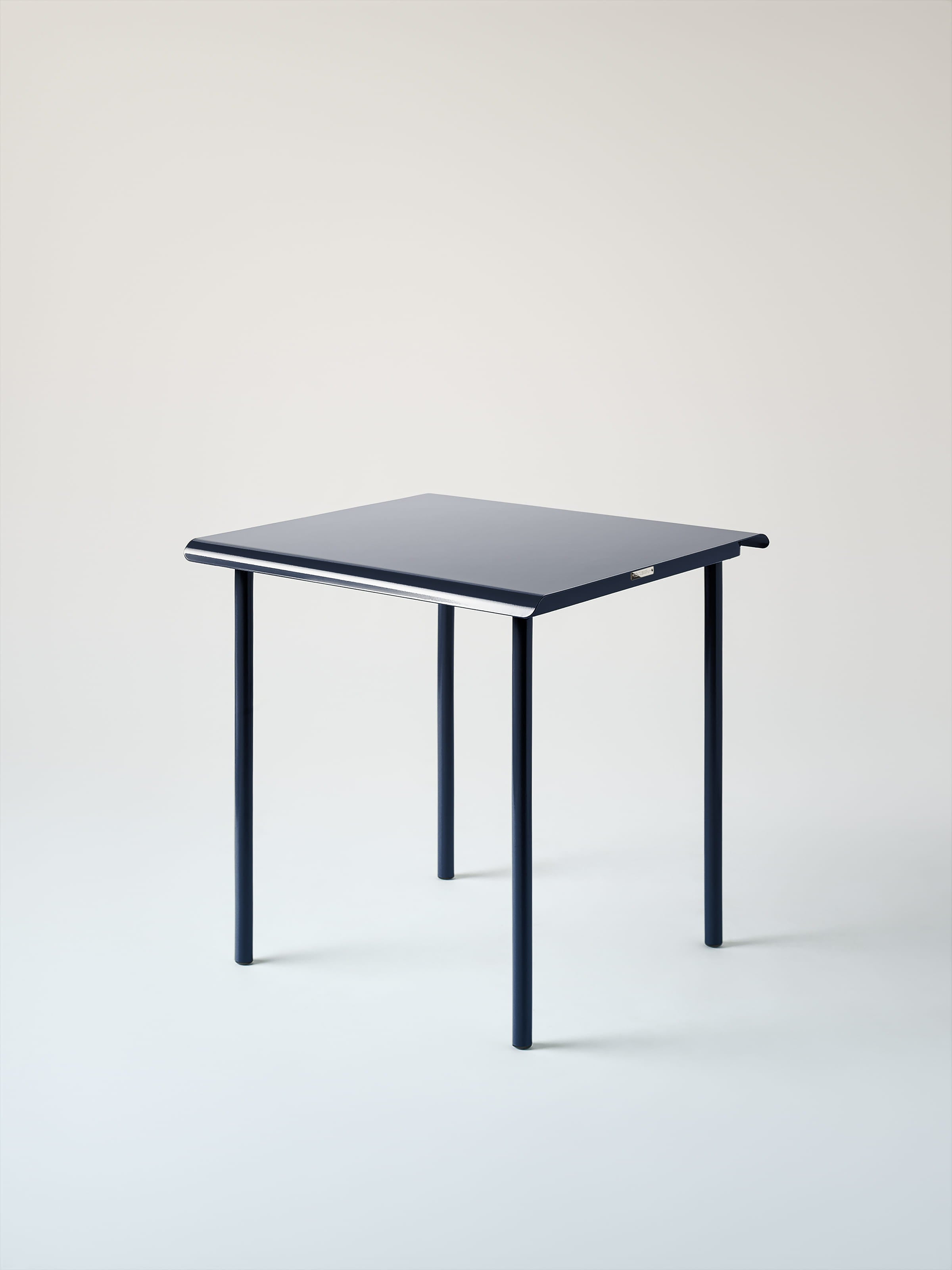 Table café Patio 75x75 - Bleu Noir