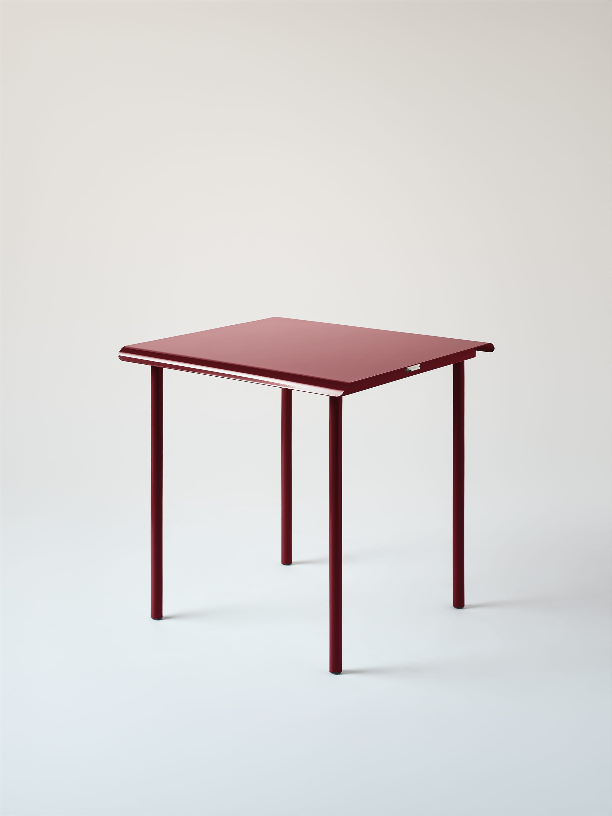 Table café Patio 75x75 - Rouge Vin