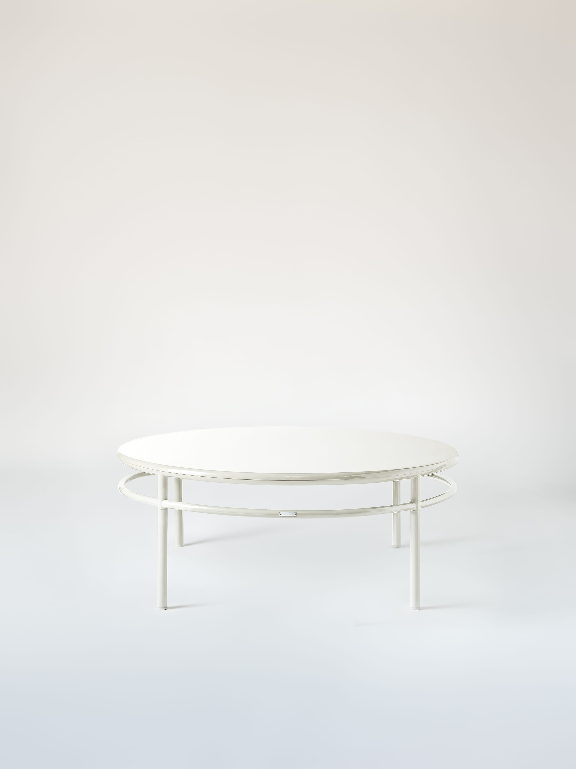 Table basse T37 Ø120 - Blanc Pur