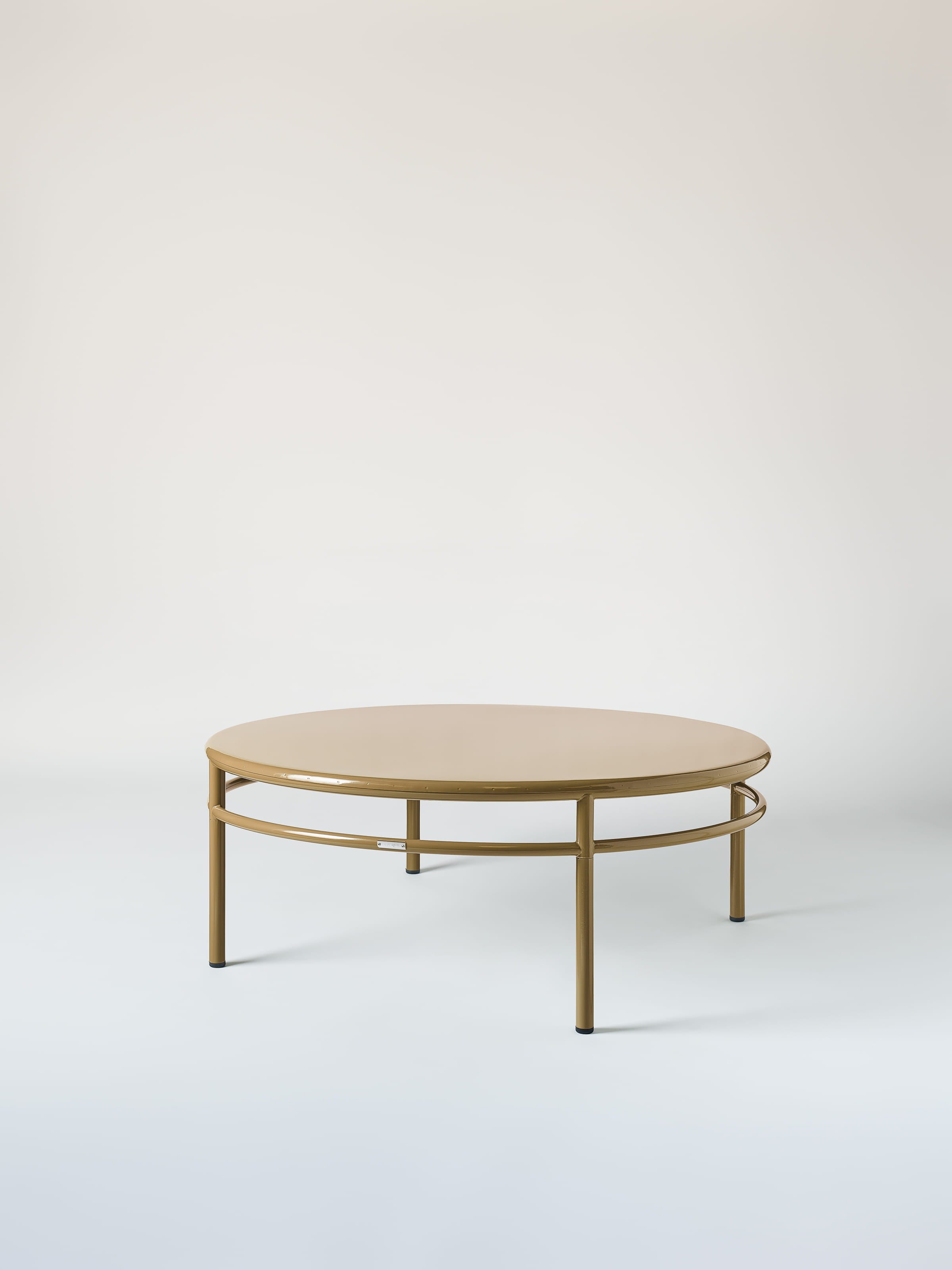 Table basse T37 Ø120 - Brun Vert