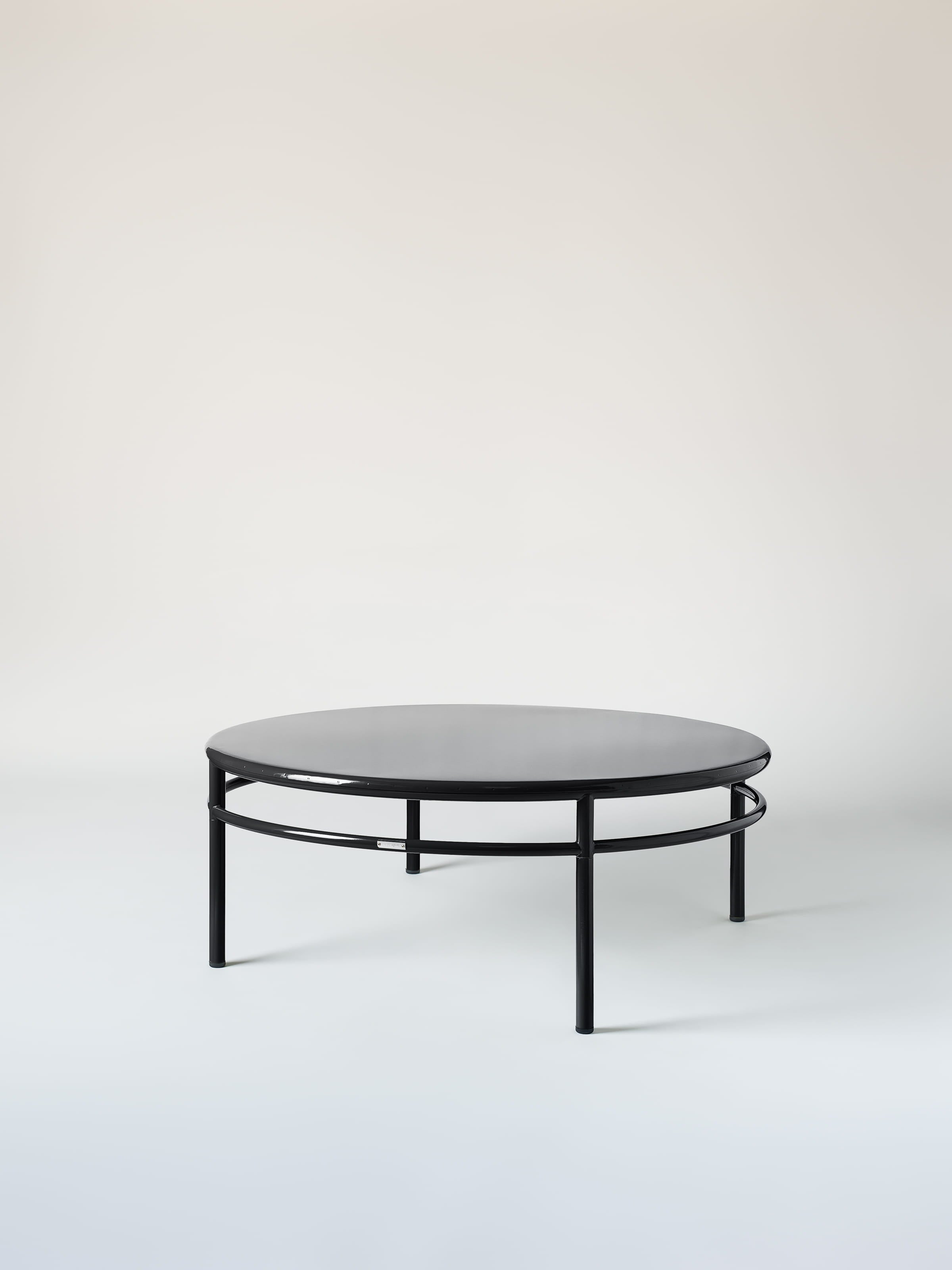 Table basse T37 Ø120 - Noir Foncé