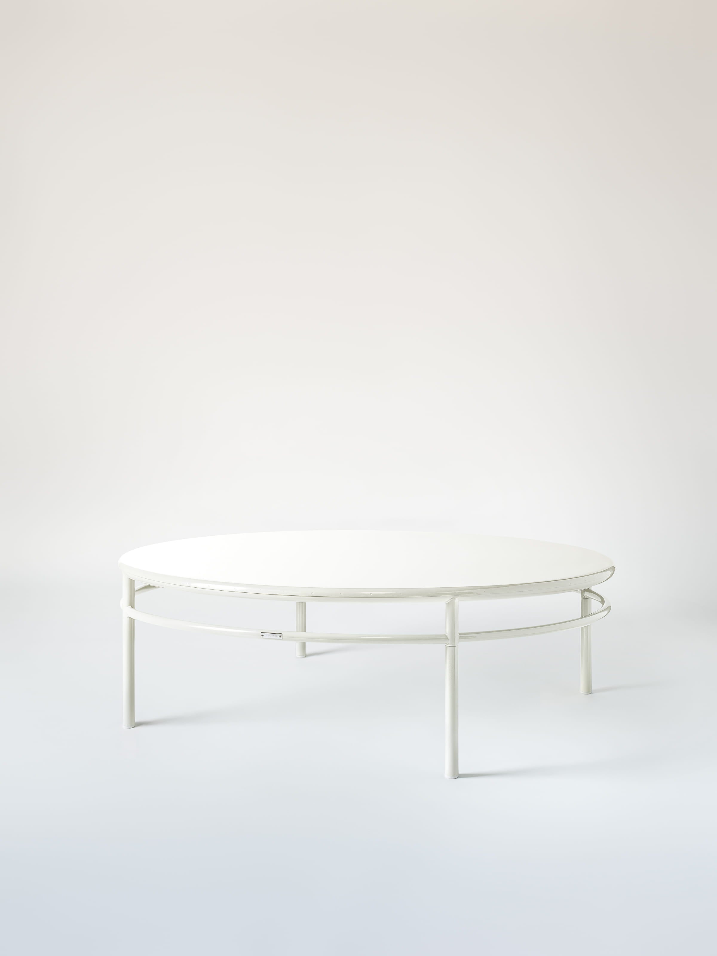 Table basse T37 Ø140 - Blanc Pur