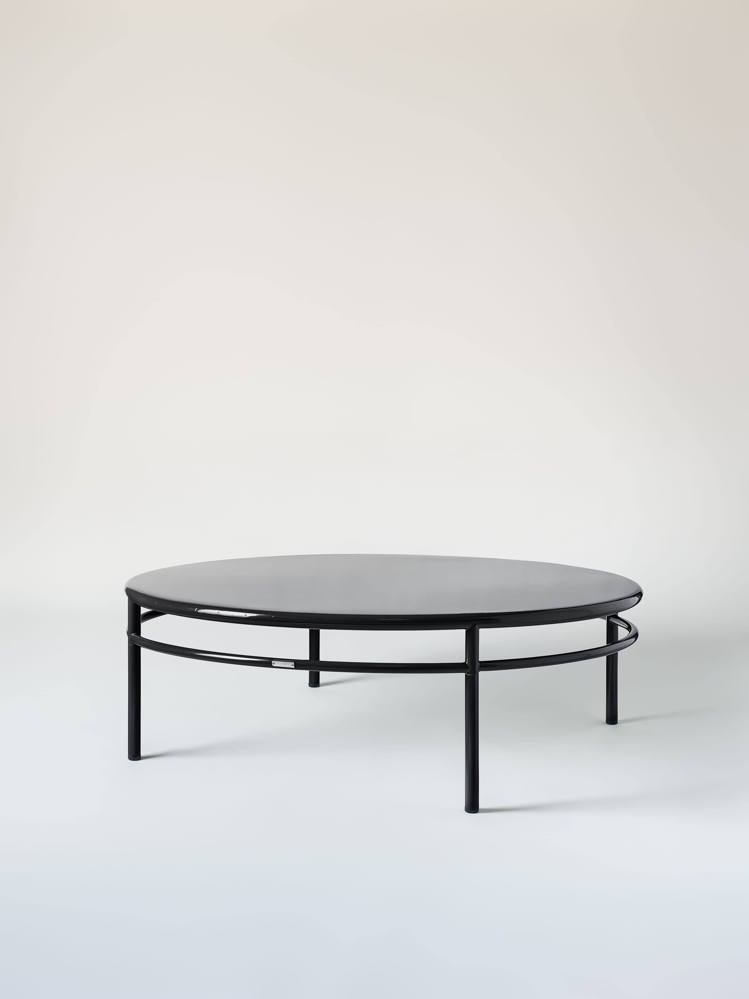 Table basse T37 Ø140 - Noir Foncé