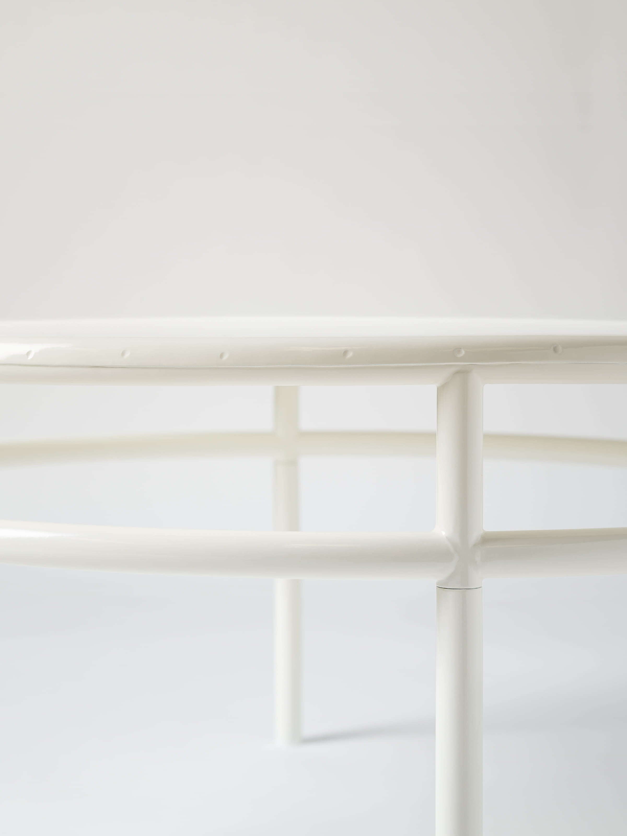 Table basse T37 Ø80 - Bleu Noir