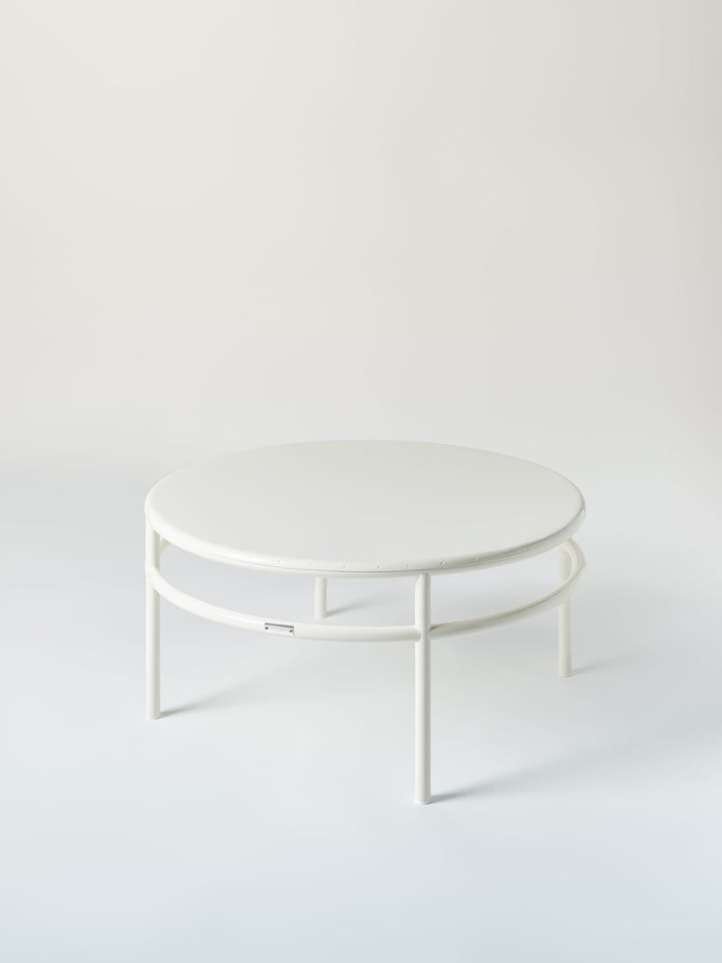 Table basse T37 Ø80 - Blanc Pur