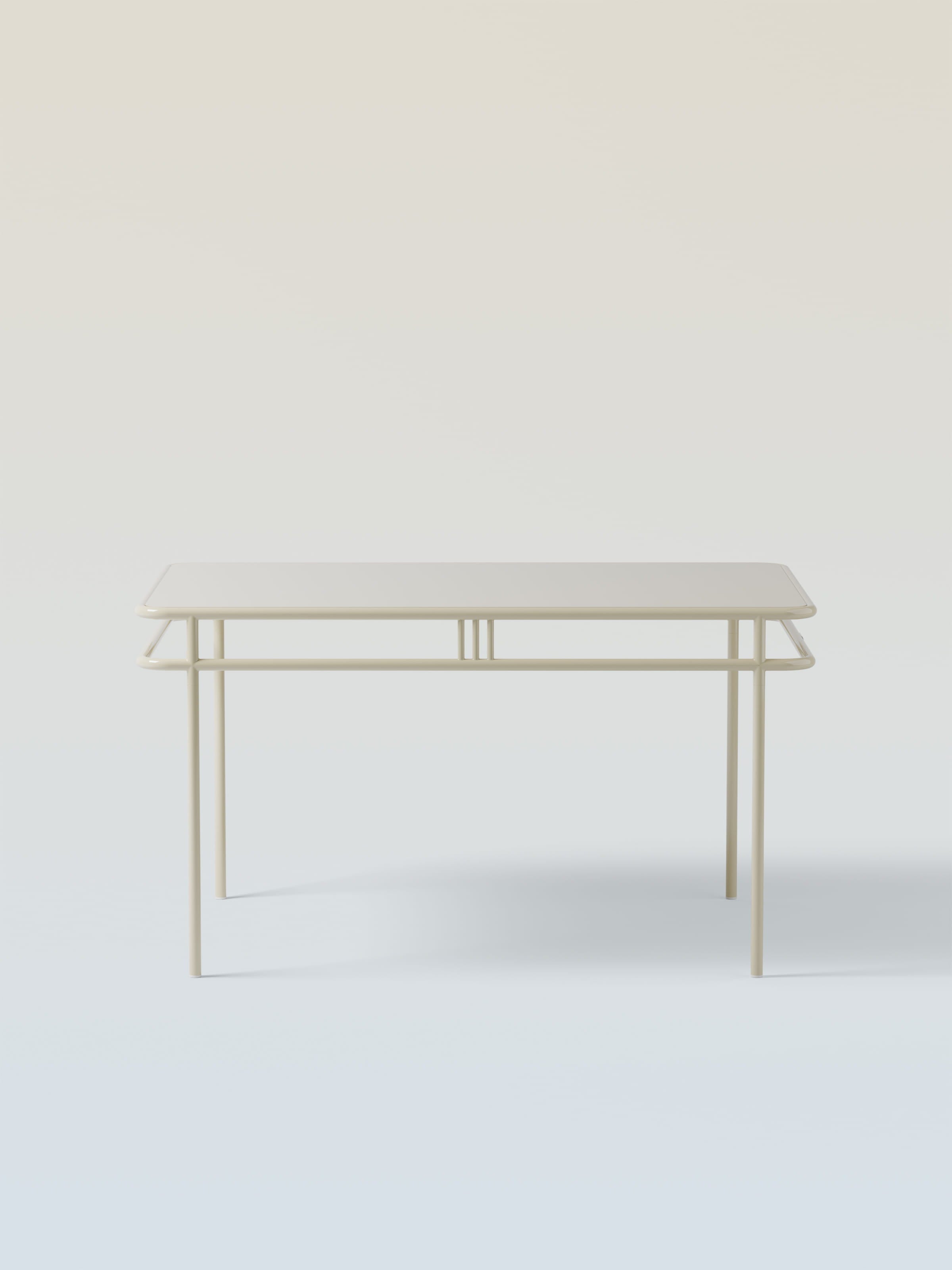 Table UD 140x90 / plateau métal - Brun Noir