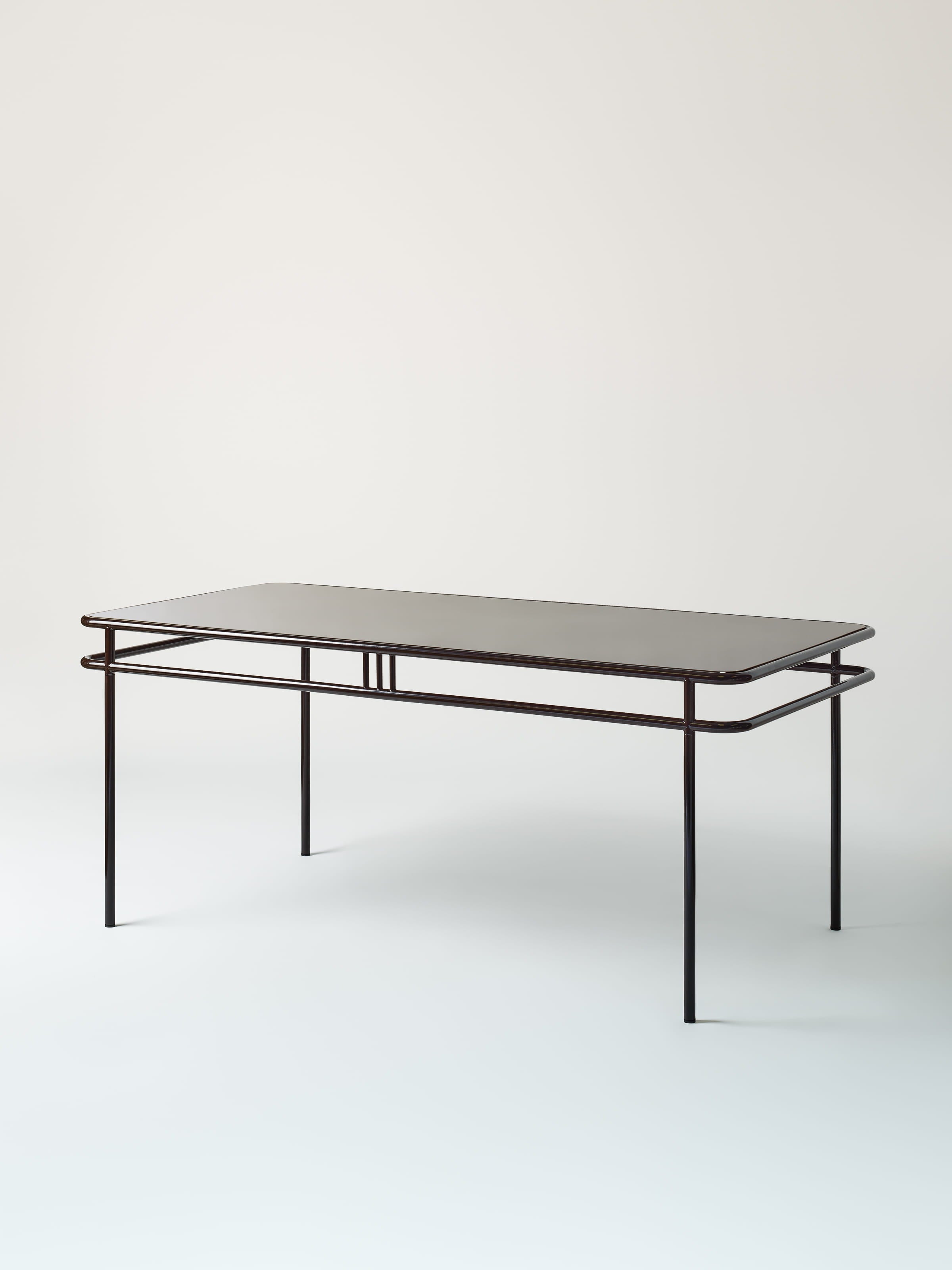Table UD 180x90 / plateau métal - Noir Foncé