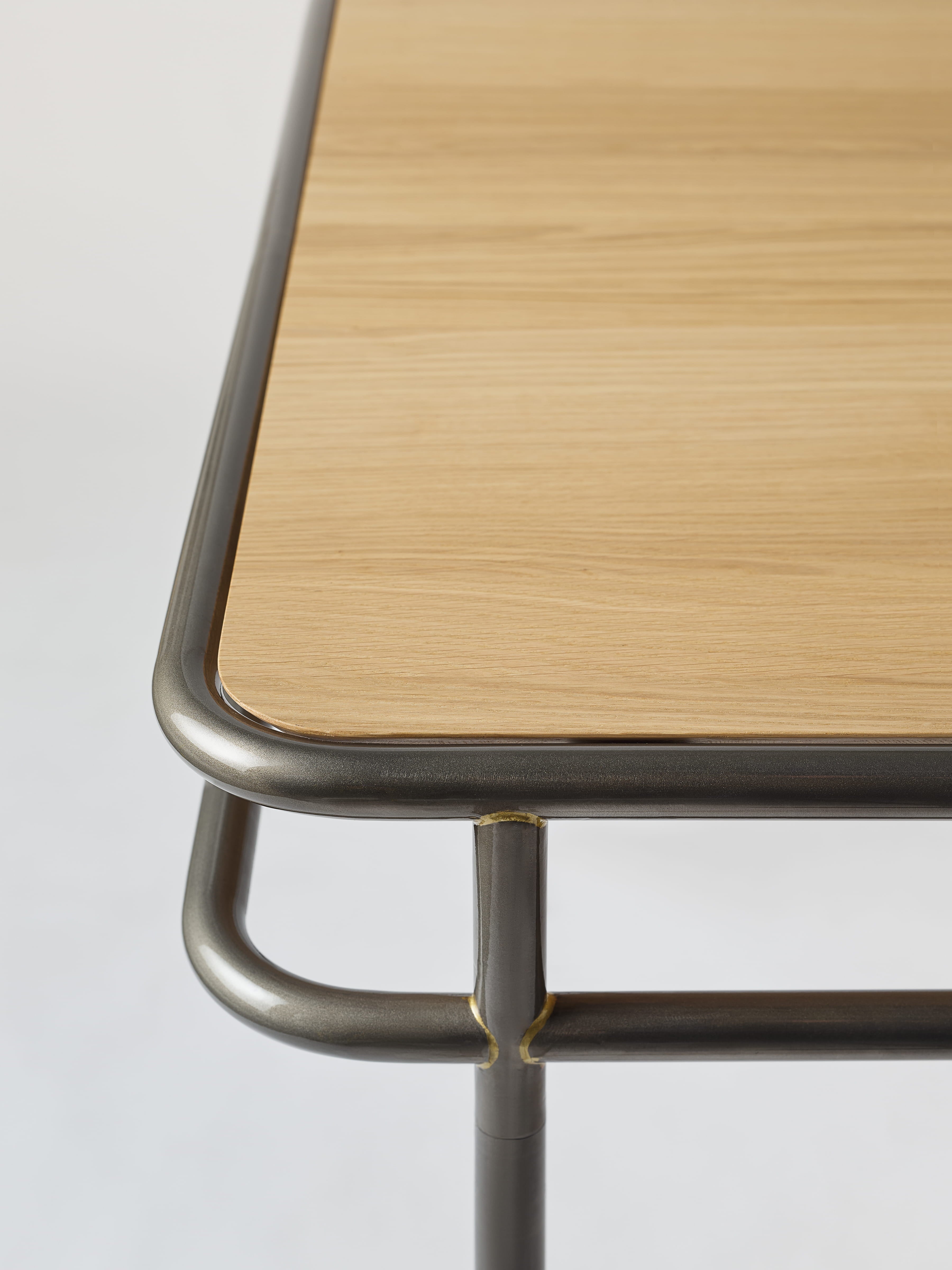 Table UD 180x90 / plateau chêne naturel - Brut Verni