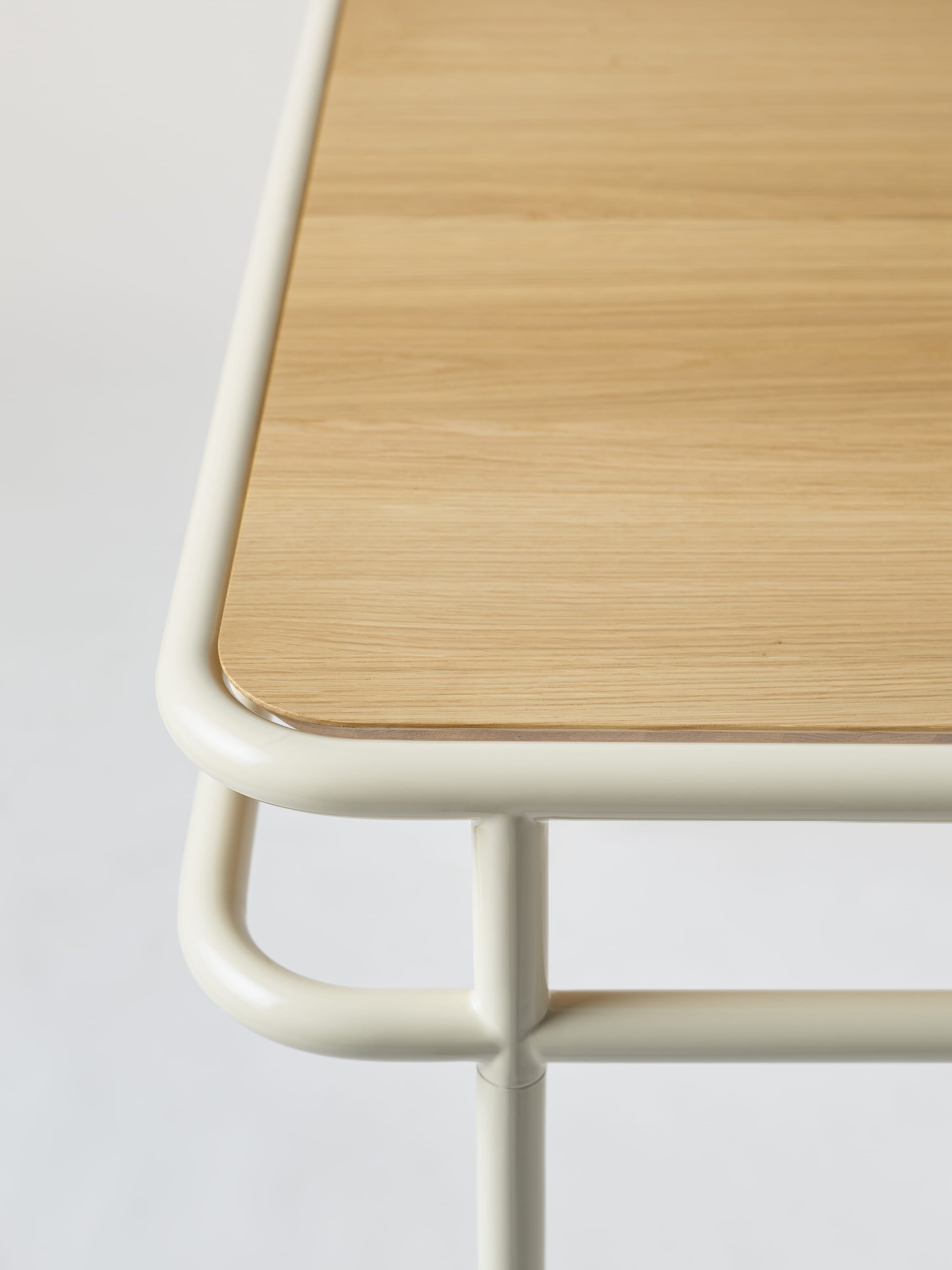 Table UD 180x90 / plateau chêne naturel - Brun Noir