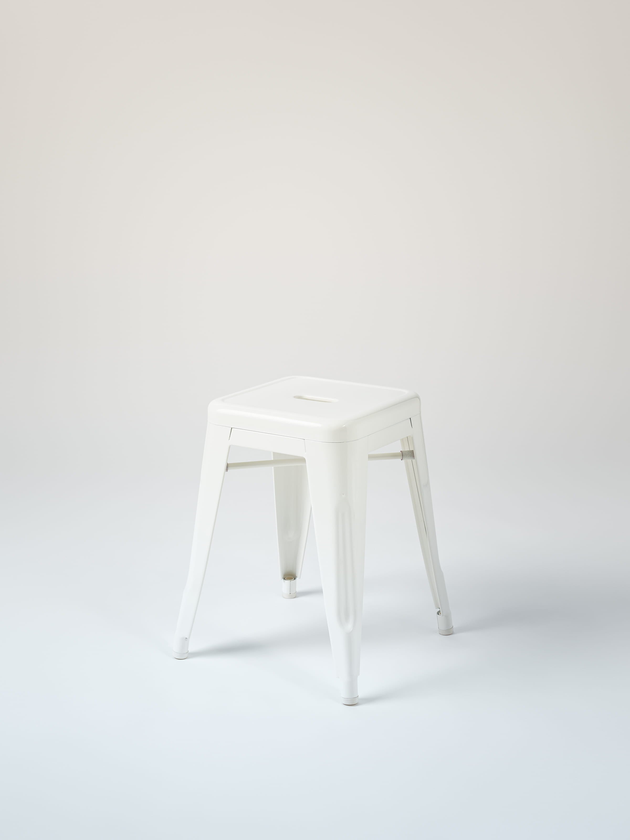 Tabouret H45 - Blanc Pur