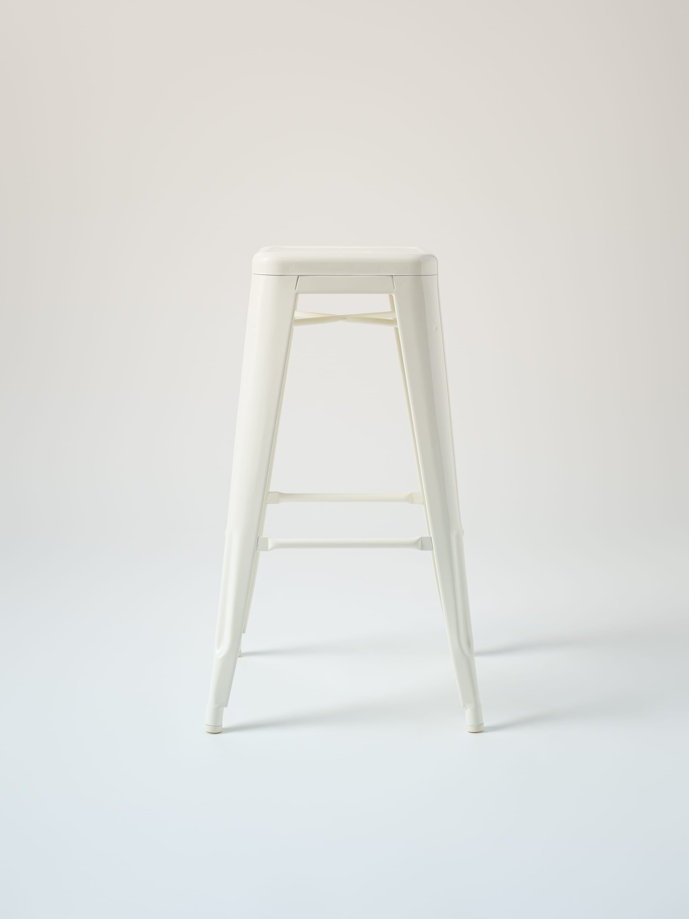 Tabouret H75 - Blanc Pur